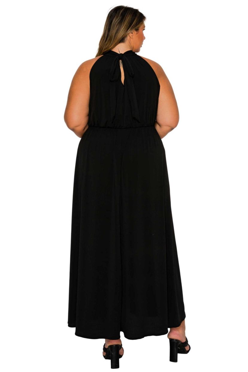 Plus Size Cassia Halter Neck Dress