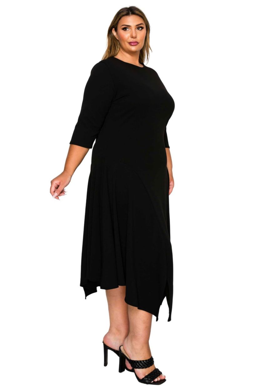 Plus Size Vida Split Hem Dress