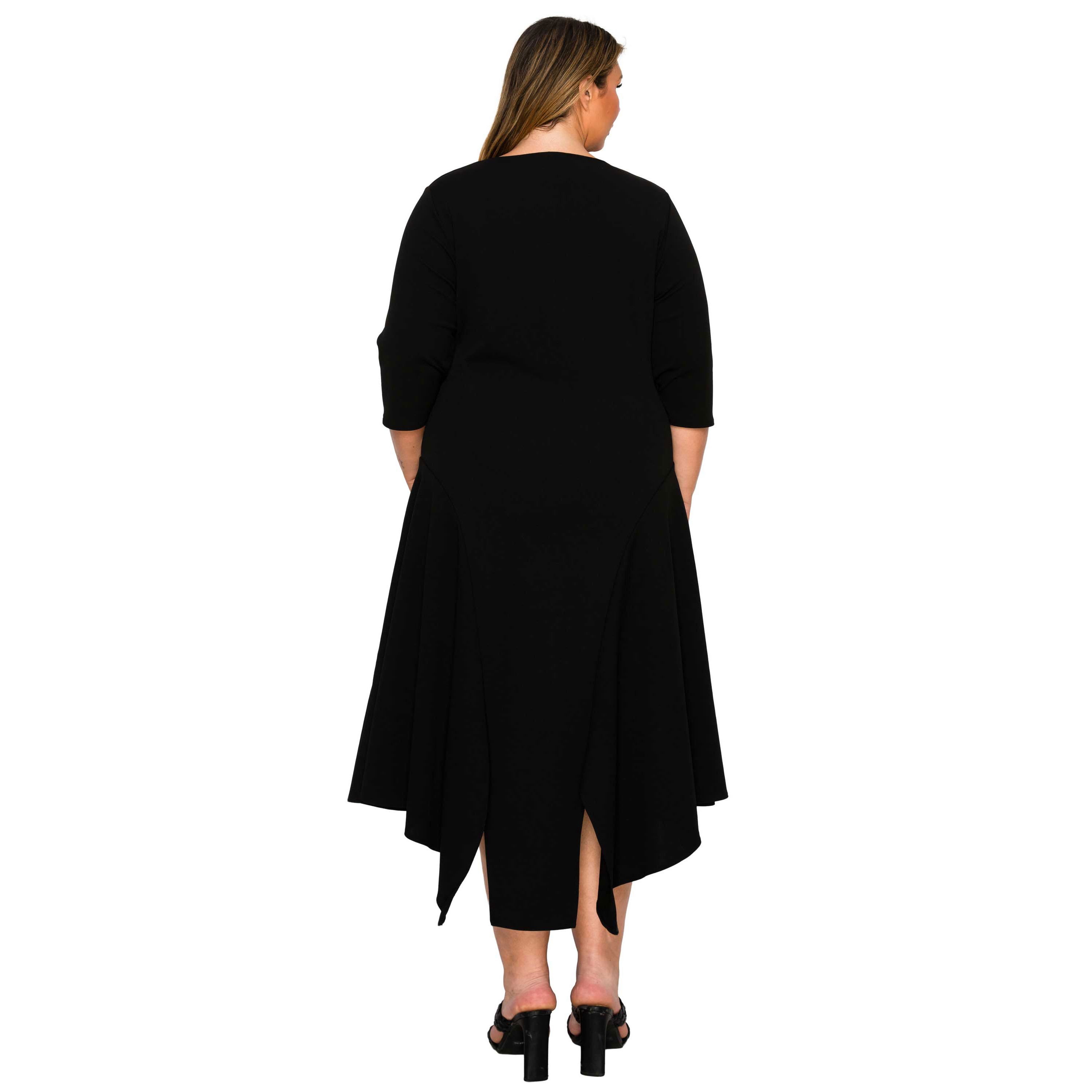 Plus Size Vida Split Hem Dress