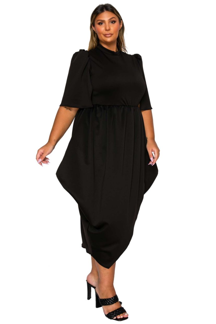 Plus Size Aesira Tulip Hem Pocket Dress