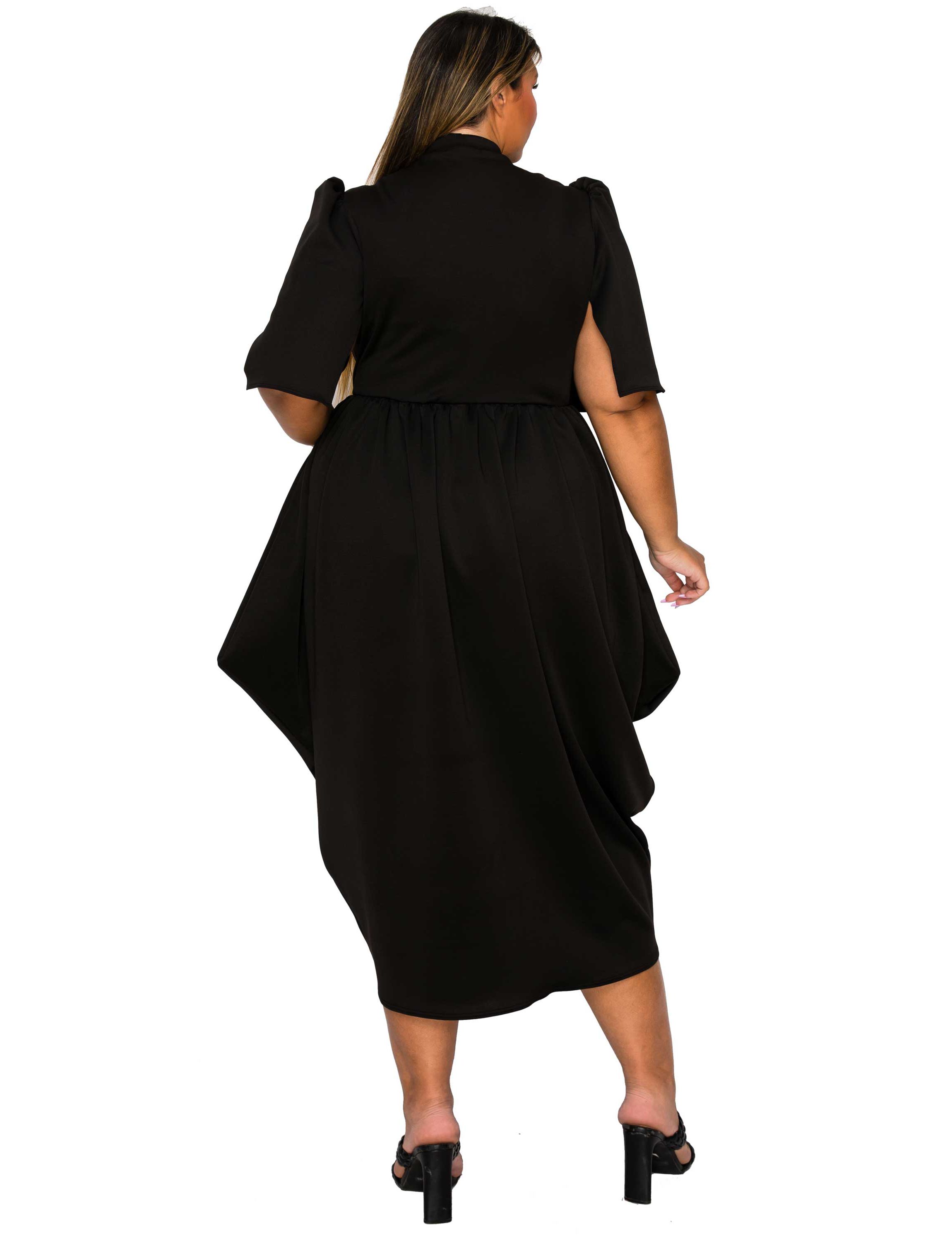 Plus Size Aesira Tulip Hem Pocket Dress