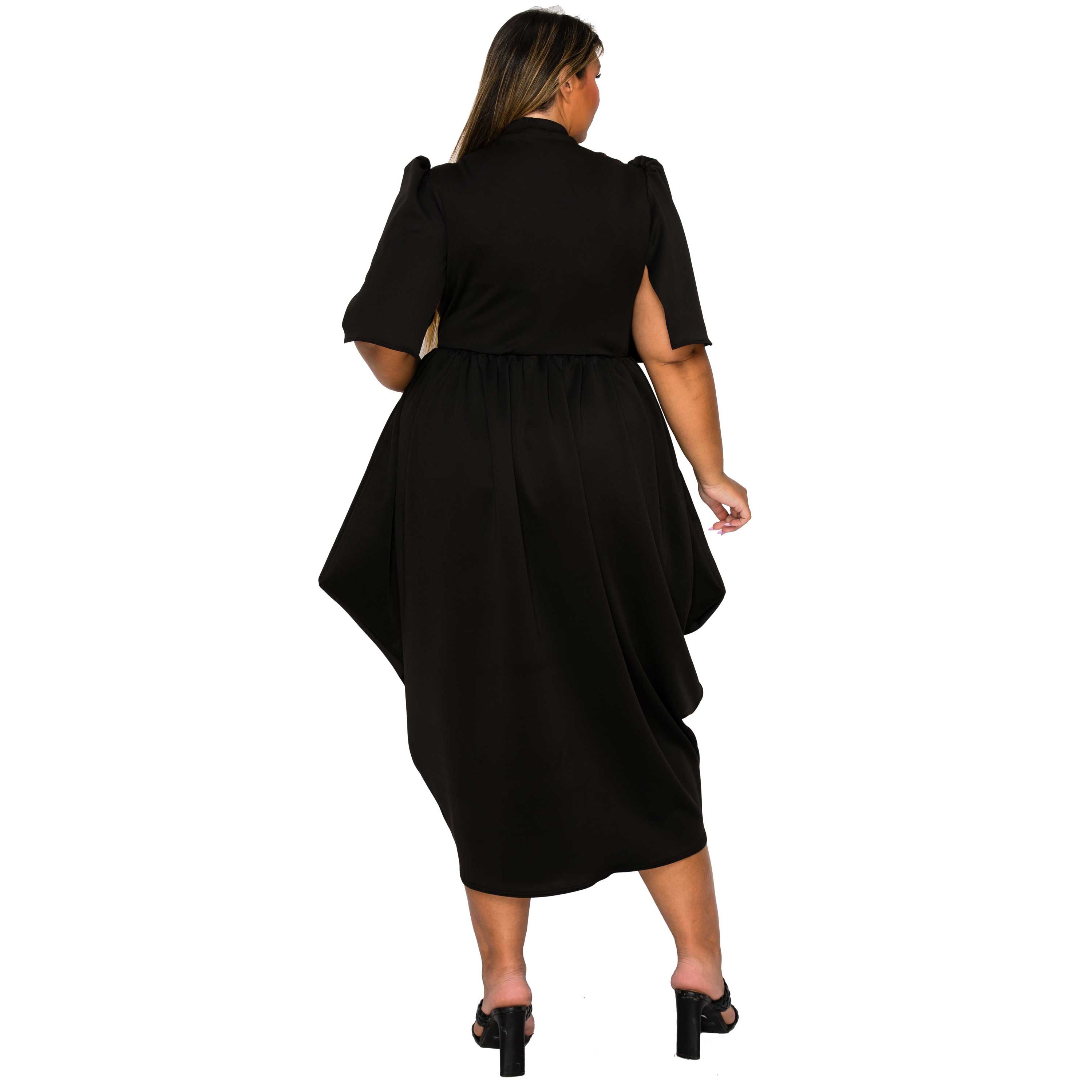 Plus Size Aesira Tulip Hem Pocket Dress