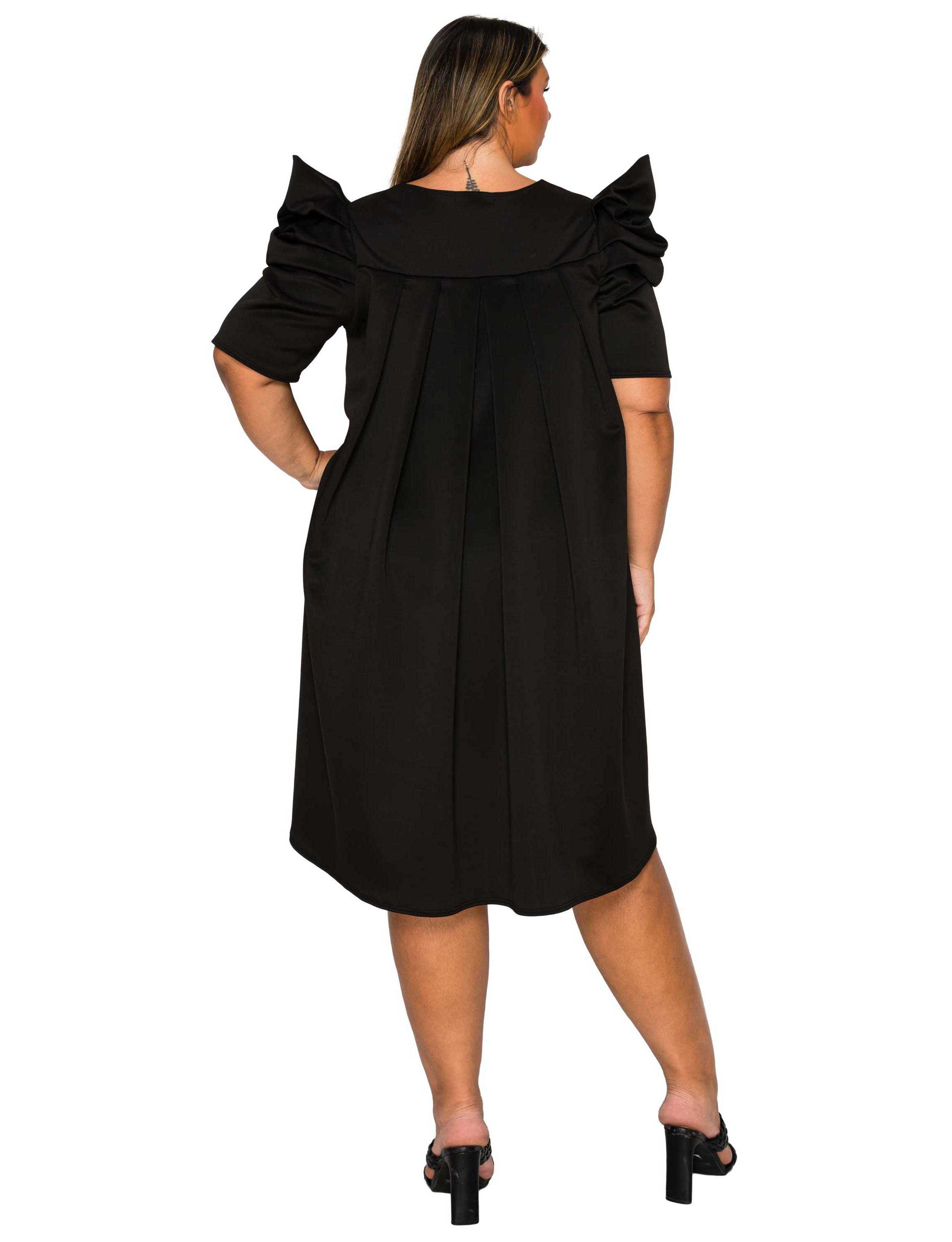 Plus Size Zaya Pleated Swing Dress