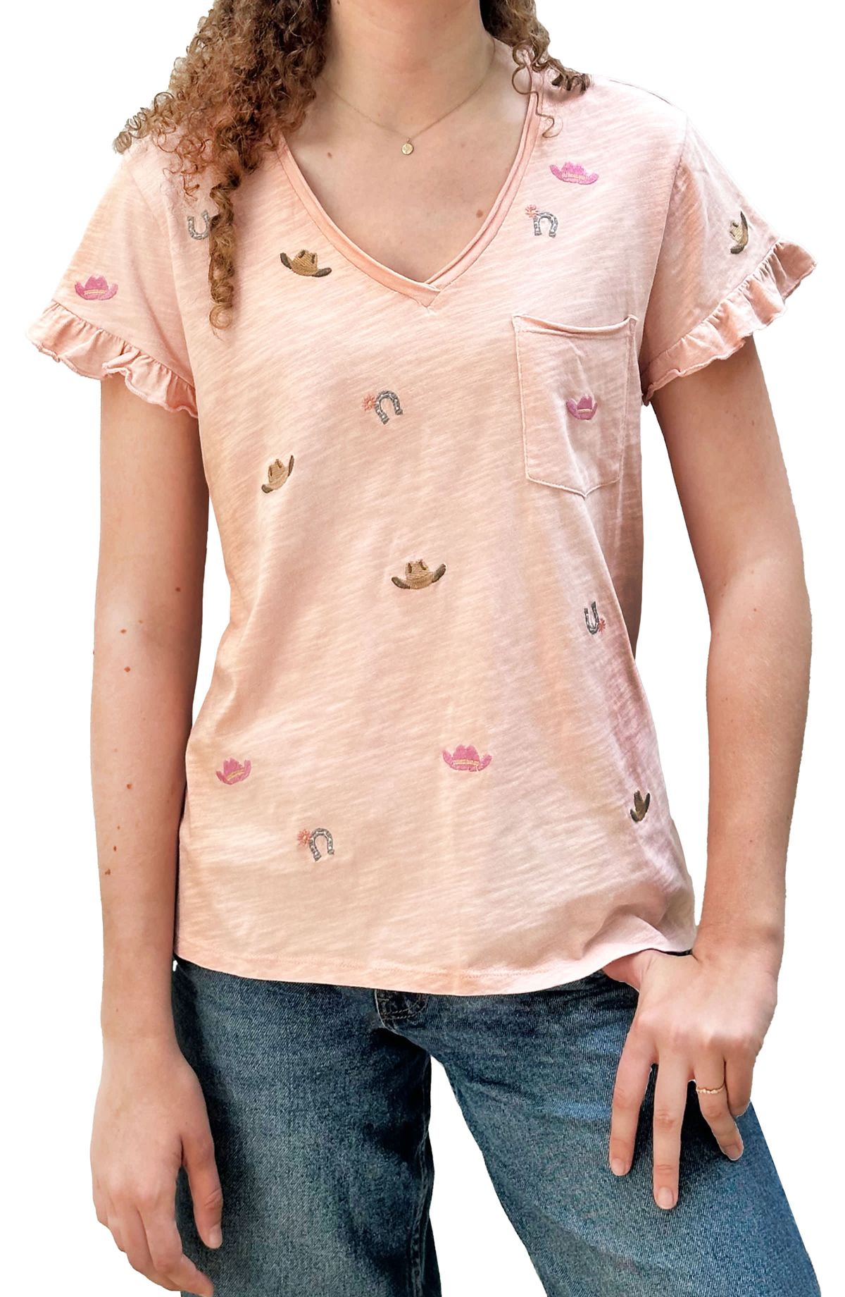 Cowboy Hat & Horseshoe Tee