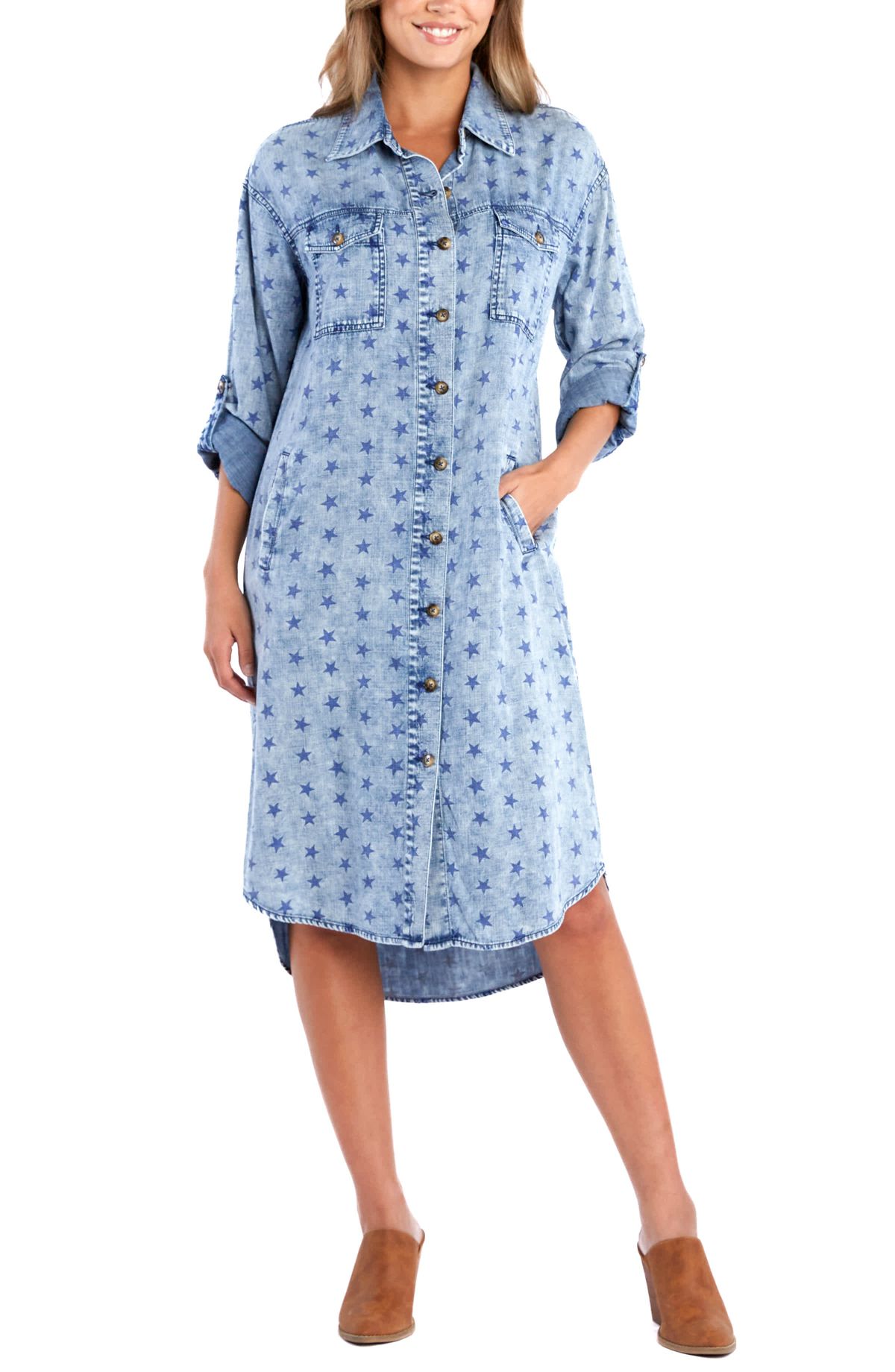 All Good Denim Shirtdress
