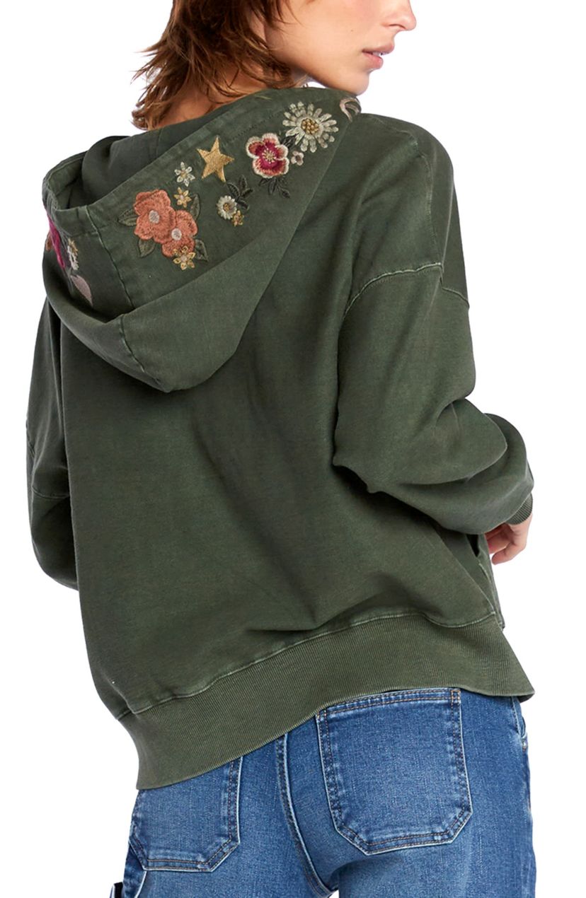 Camp Happy Green Hoodie