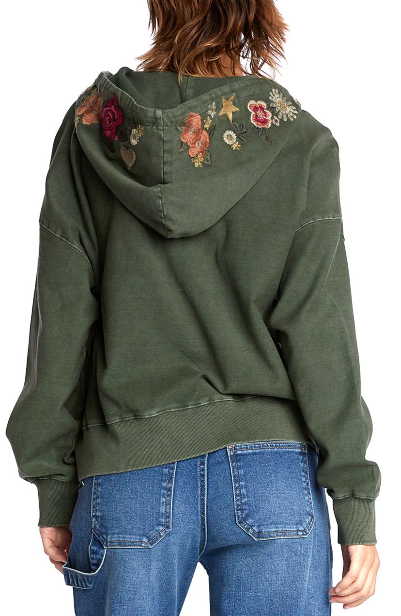 Camp Happy Green Hoodie