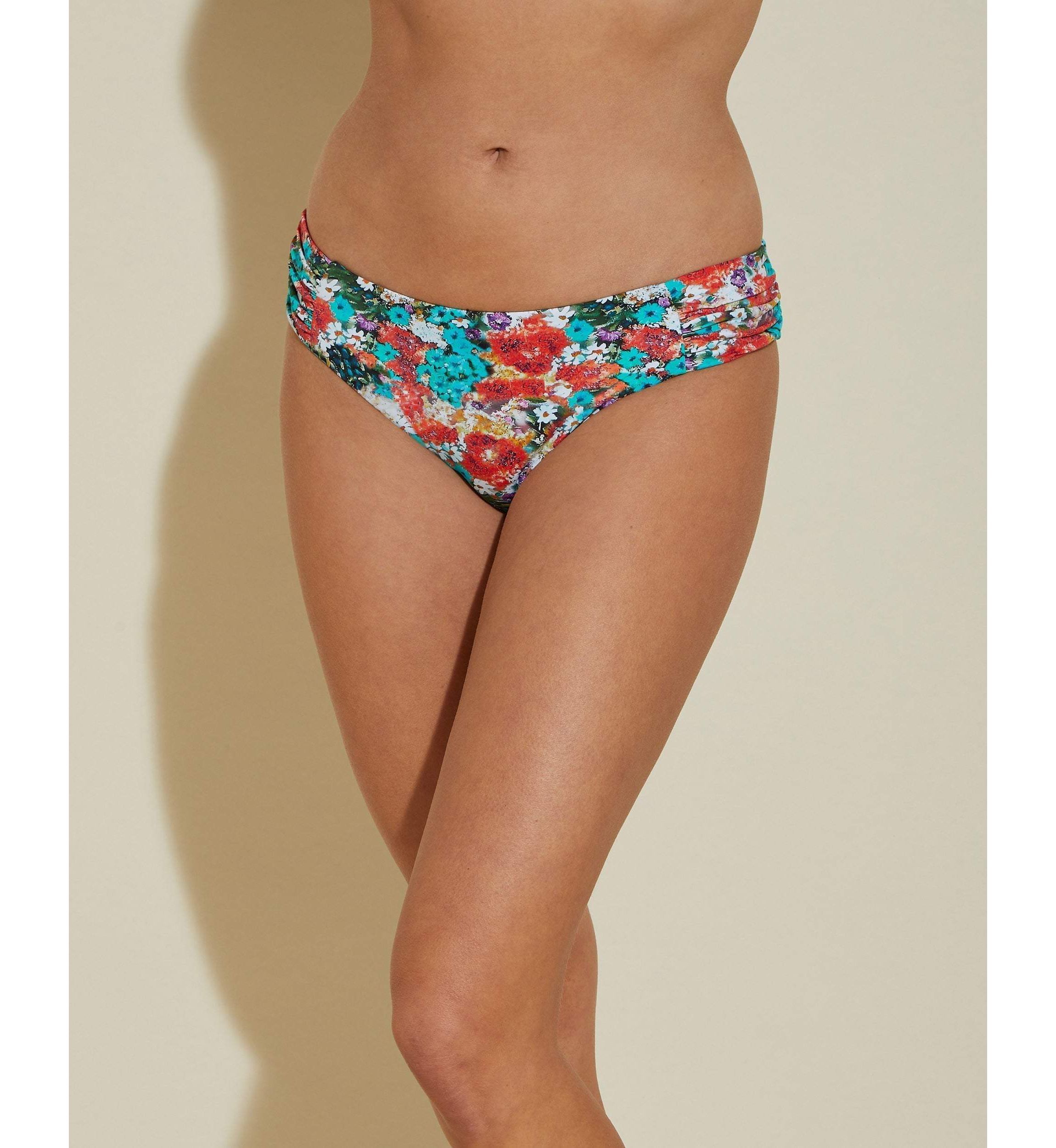 Shirred Side Bikini Bottom