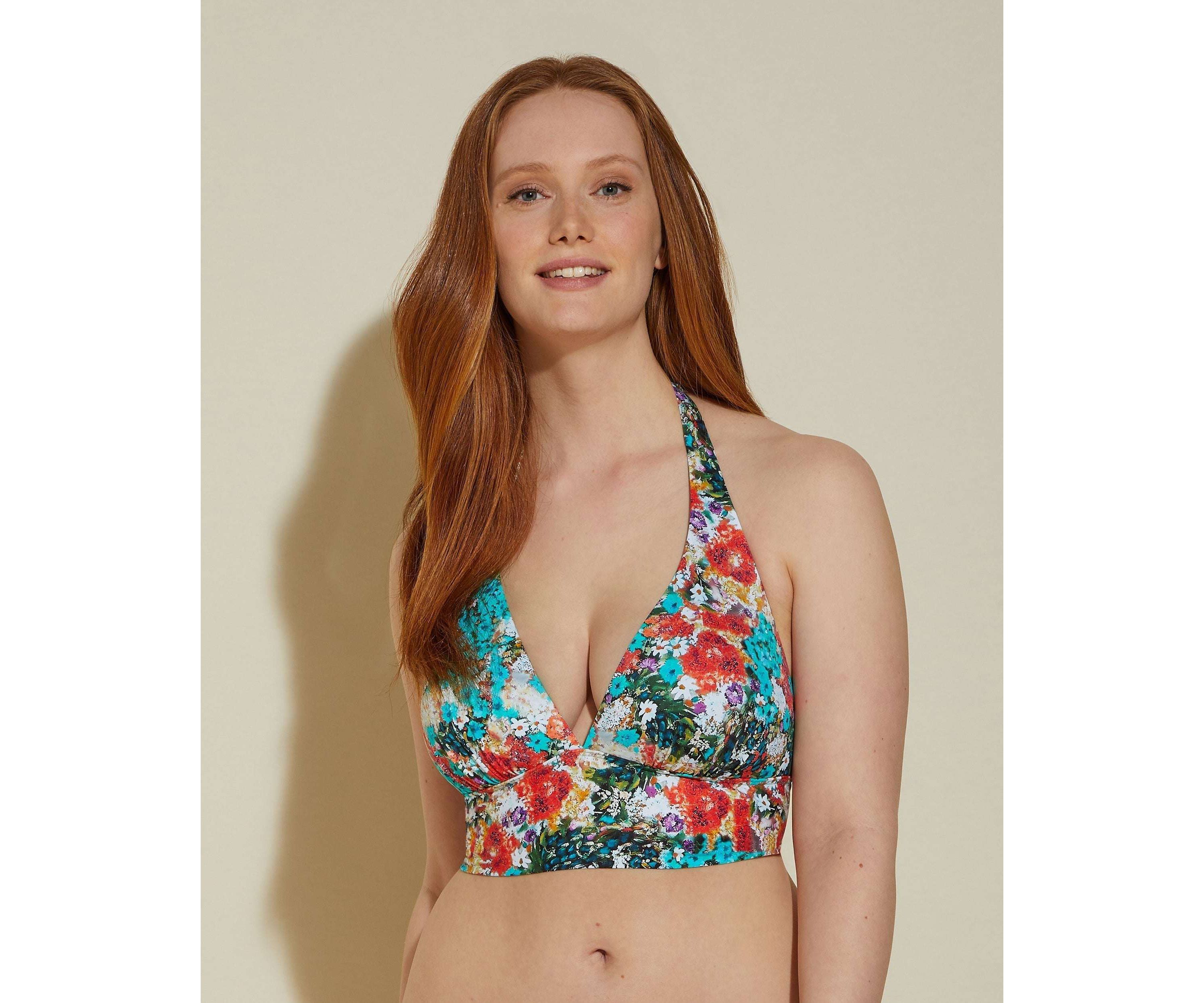 Banded Halter Bikini Top