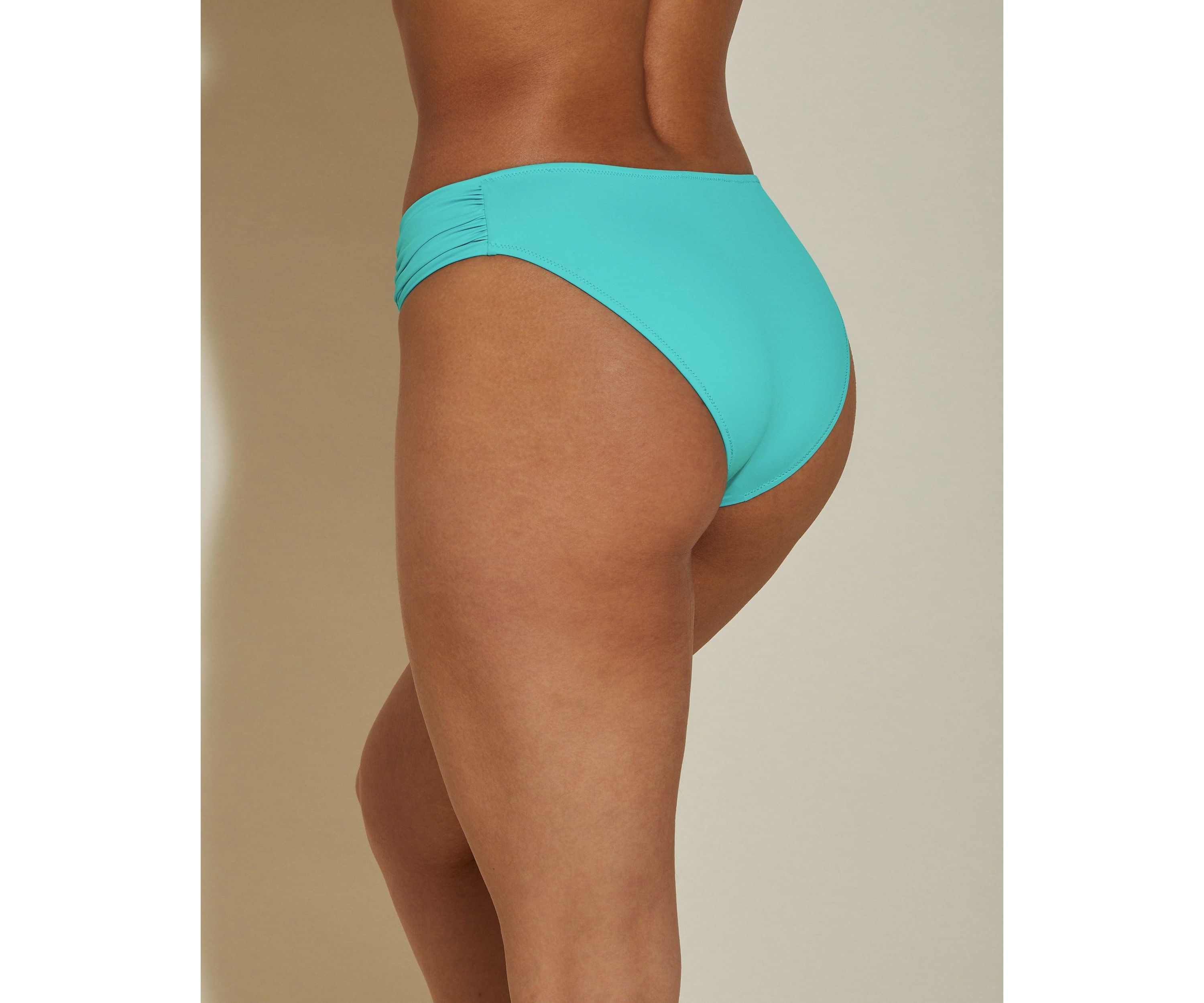 Shirred Side Bikini Bottom