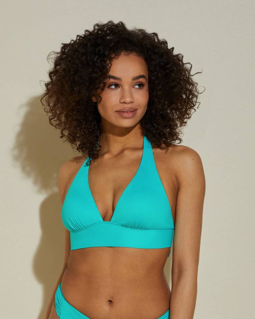 Banded Halter Bikini Top