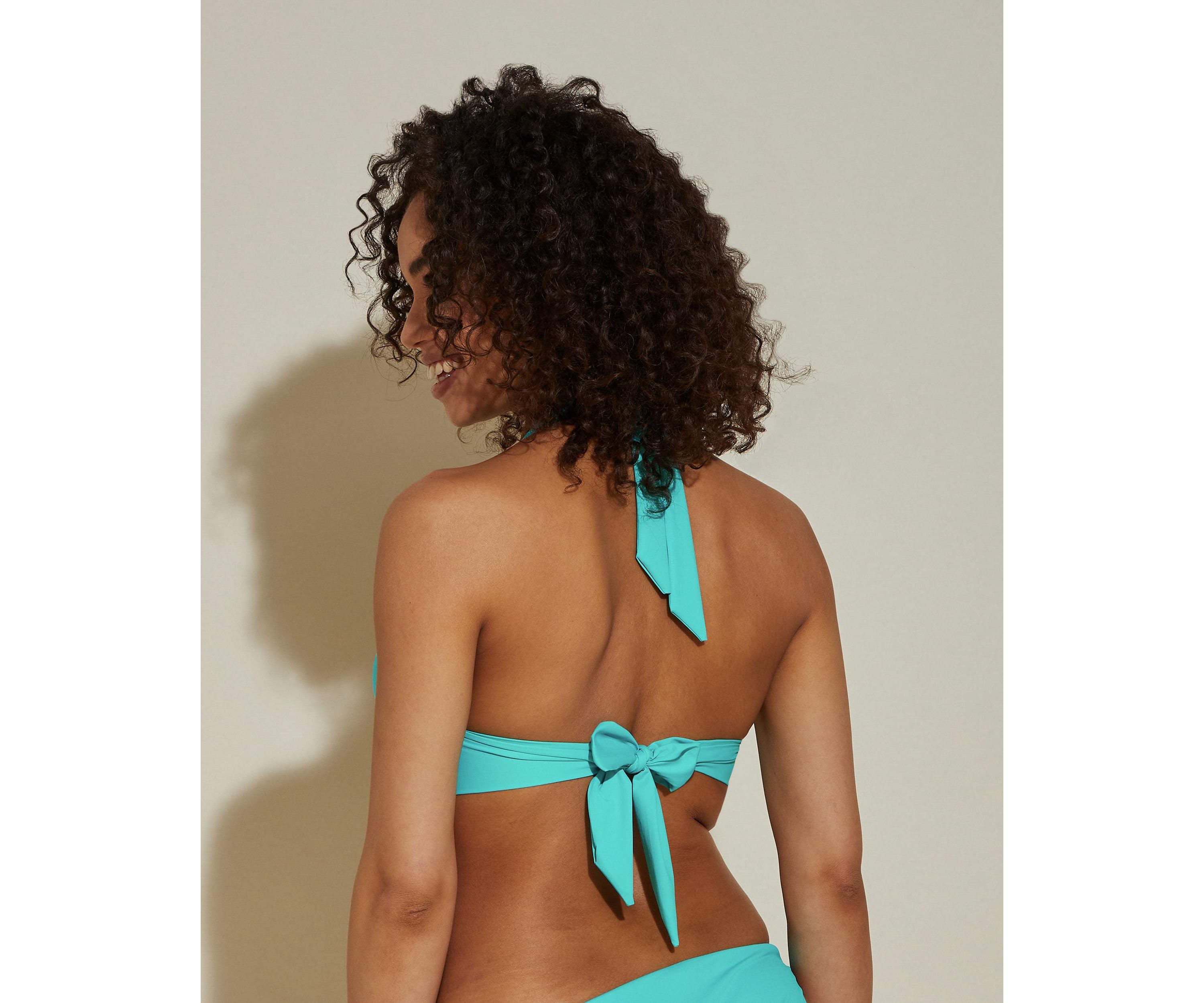 Banded Halter Bikini Top