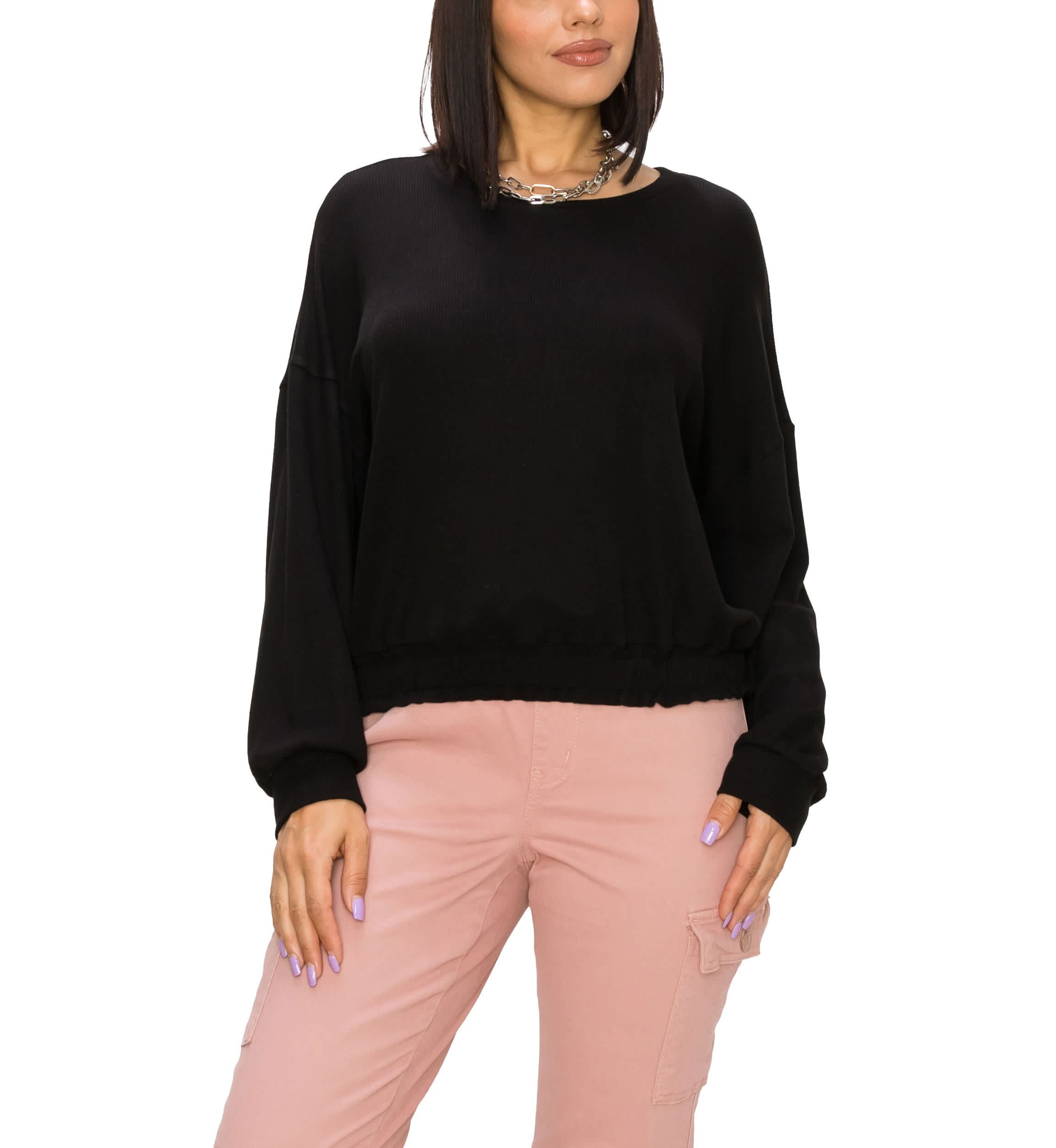 Baby Thermal Elastic Band Dolman Long Sleeve