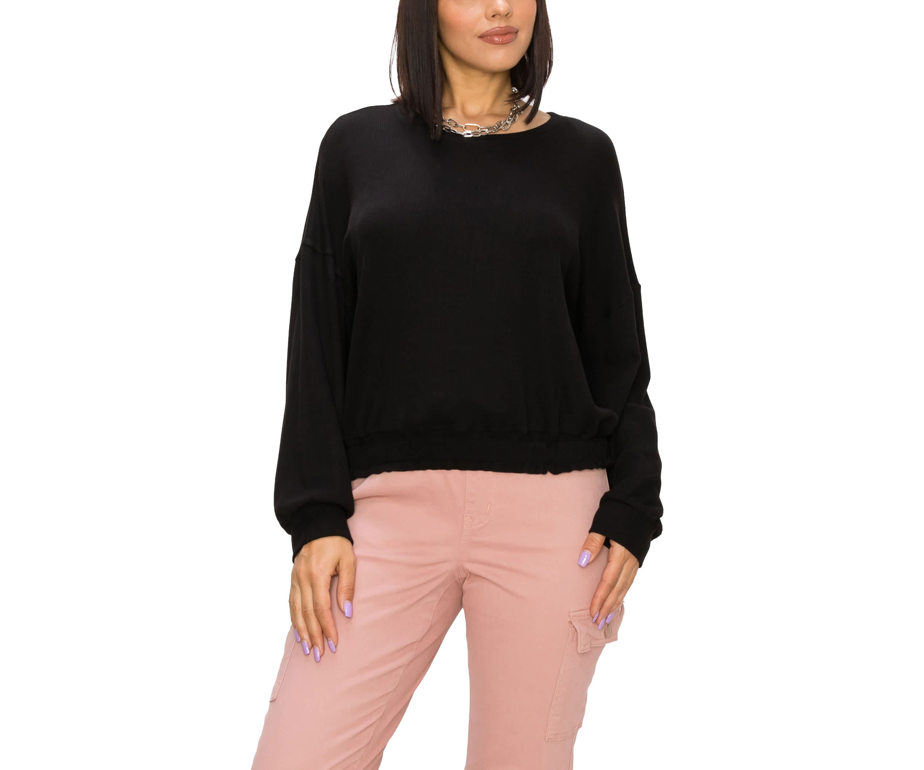 Baby Thermal Elastic Band Dolman Long Sleeve