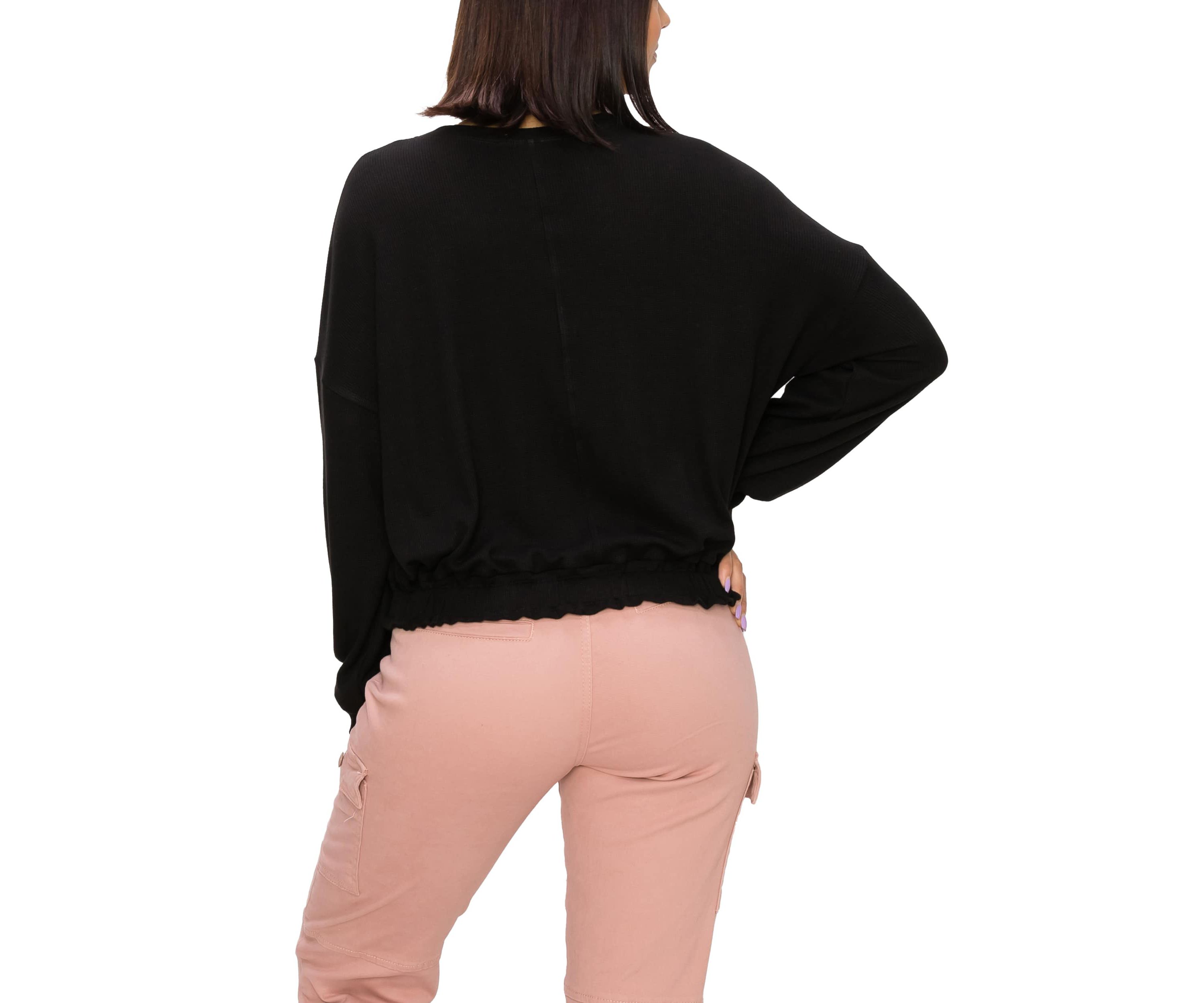 Baby Thermal Elastic Band Dolman Long Sleeve