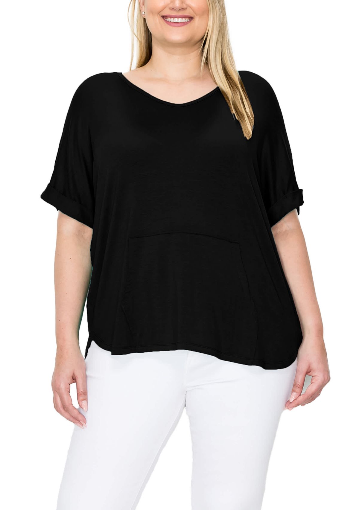 Rayon Span Kangaroo Pocket Hoodie