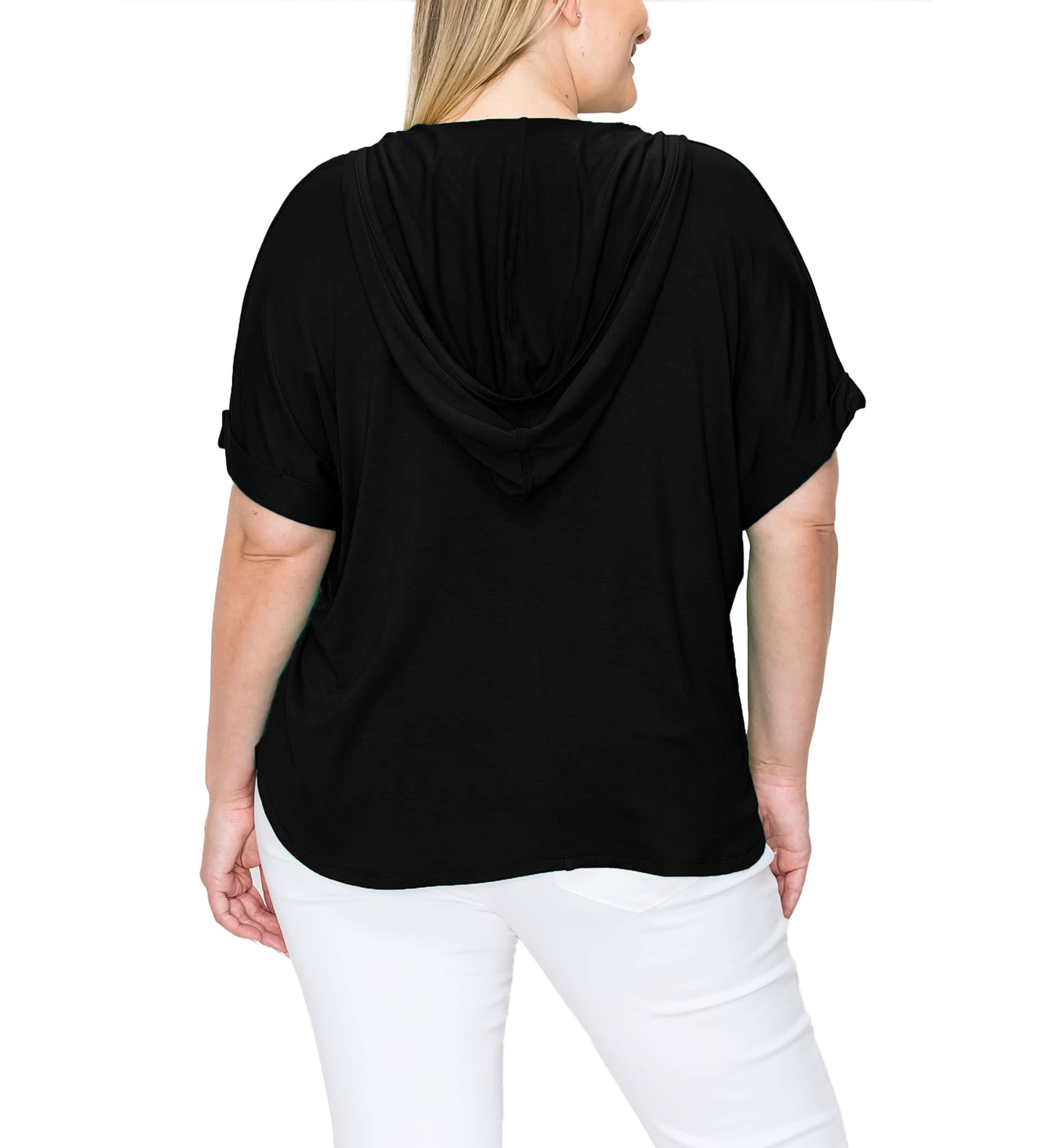 Rayon Span Kangaroo Pocket Hoodie