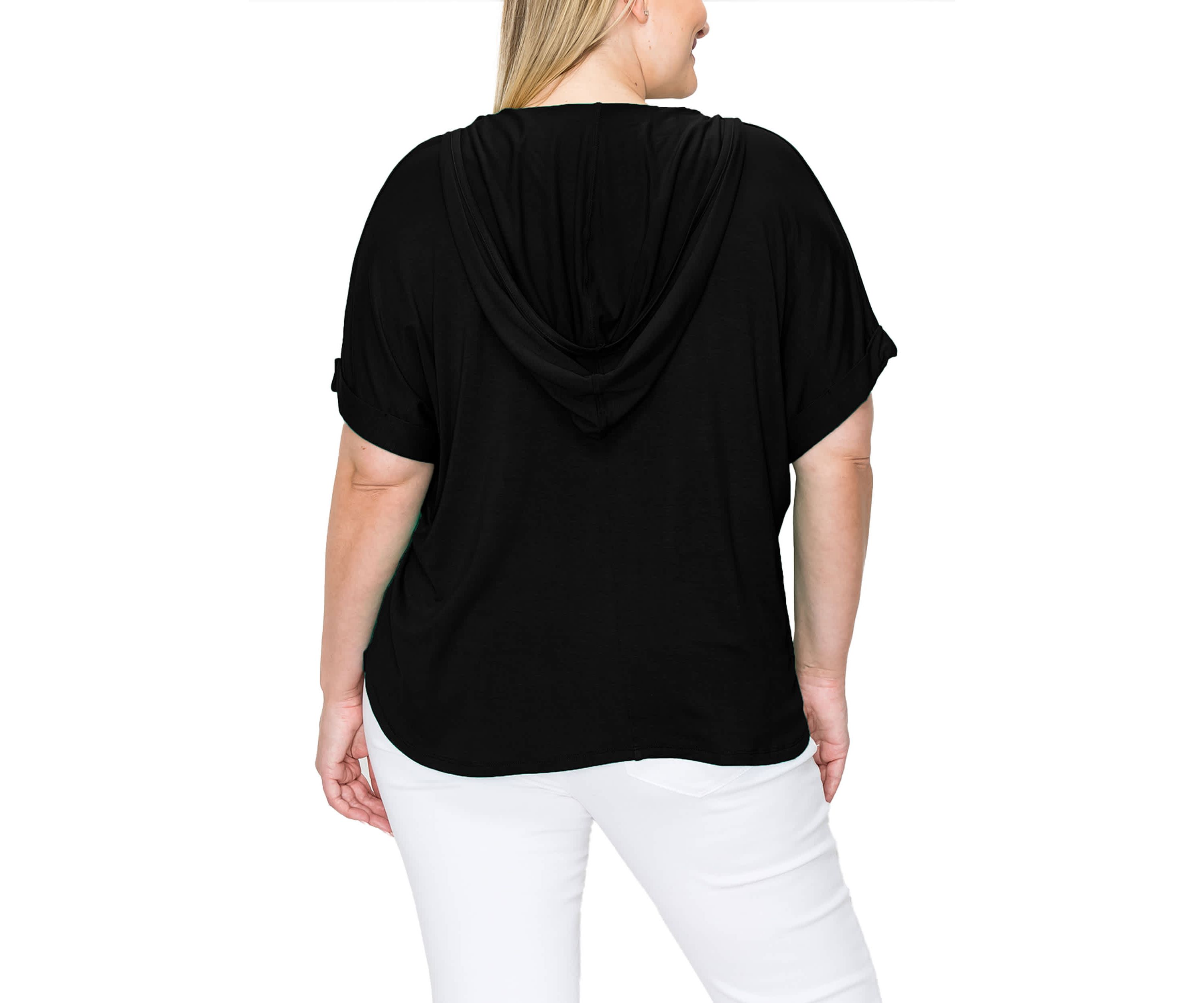 Rayon Span Kangaroo Pocket Hoodie