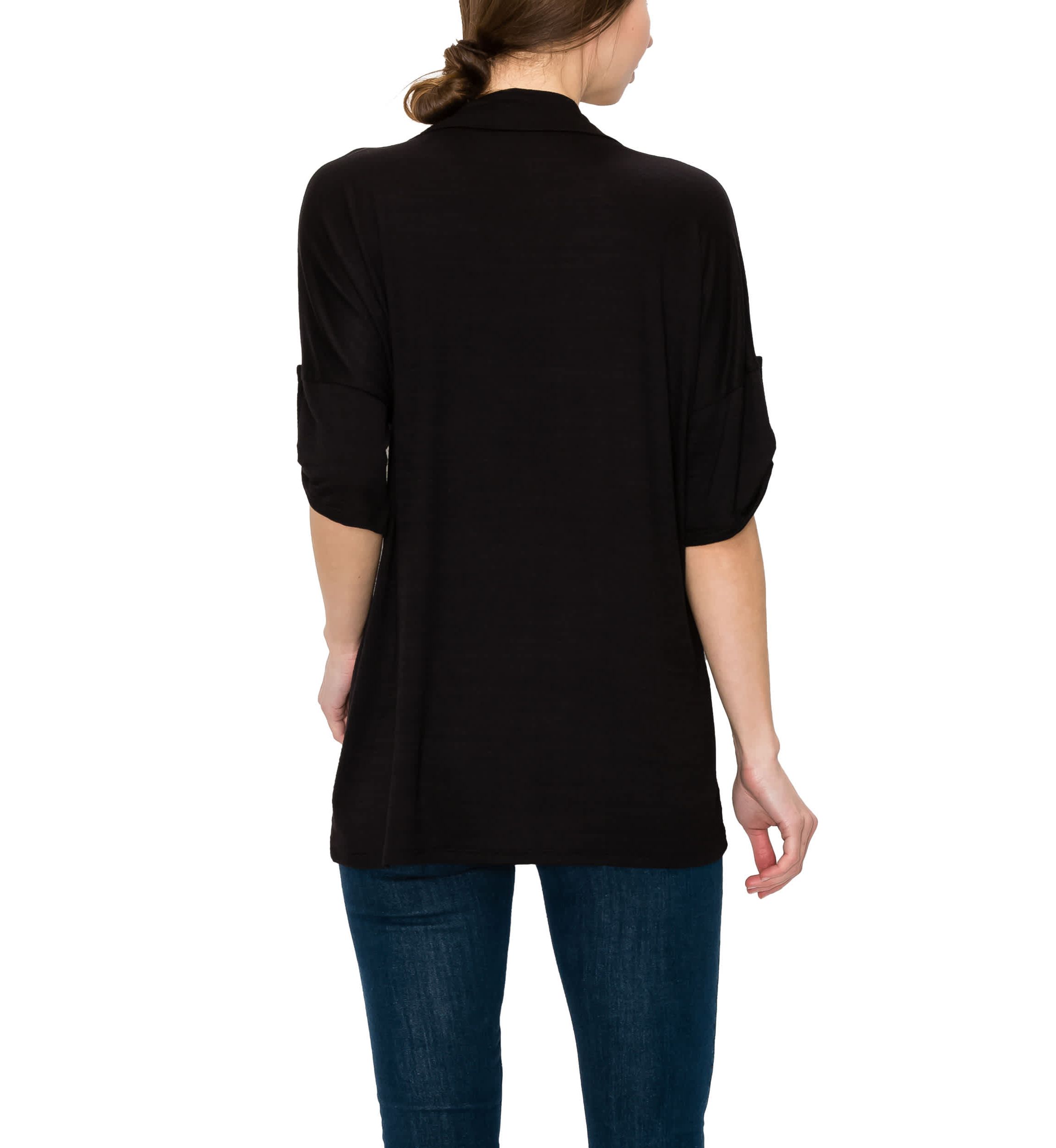 Ice Slub Jersey Rolled Tab Camp Shirt
