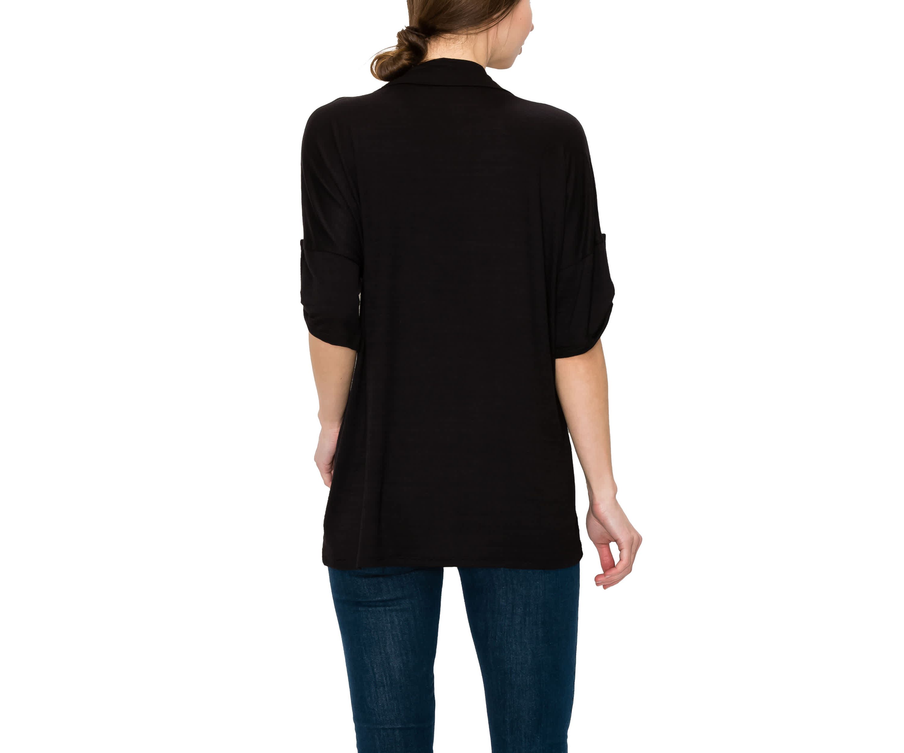 Ice Slub Jersey Rolled Tab Camp Shirt