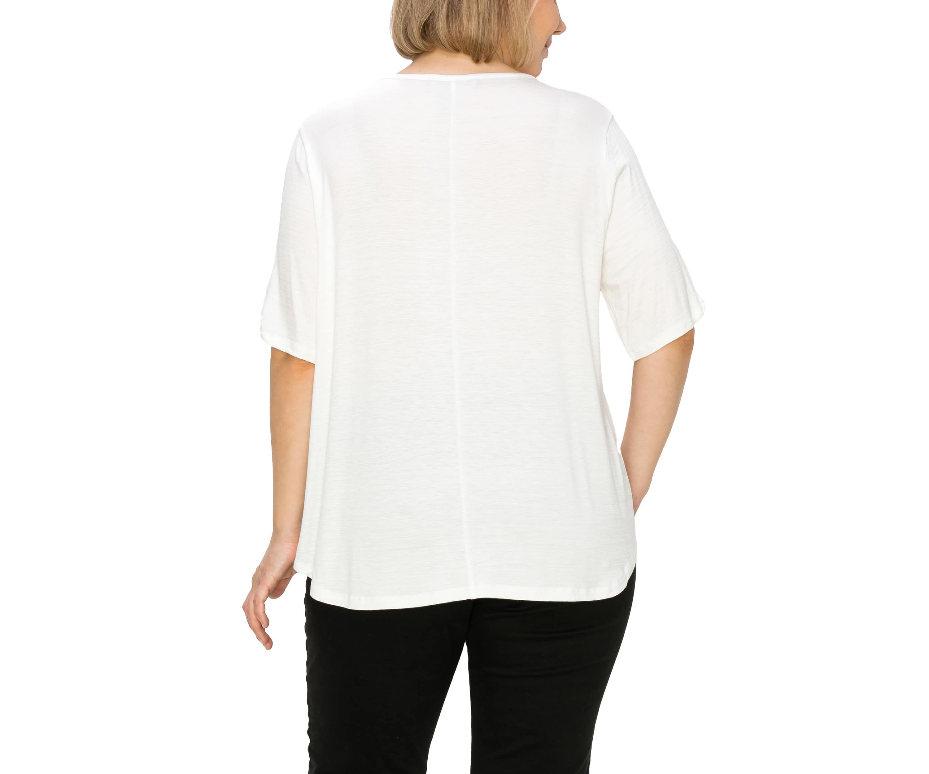 Ice Slub Jersey Rolled Tab Sleeve