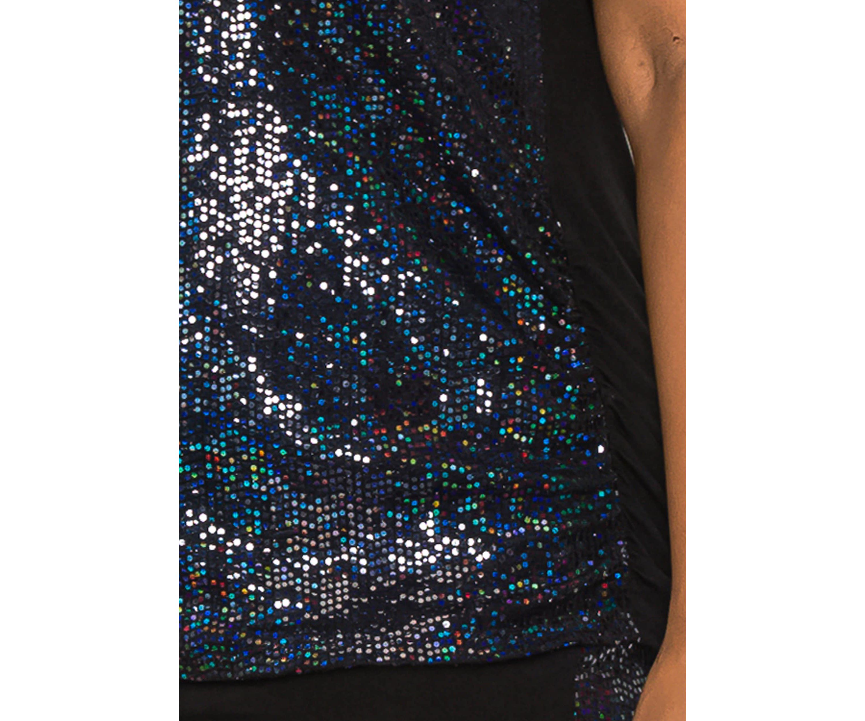 Sequin Side Ruched Tank