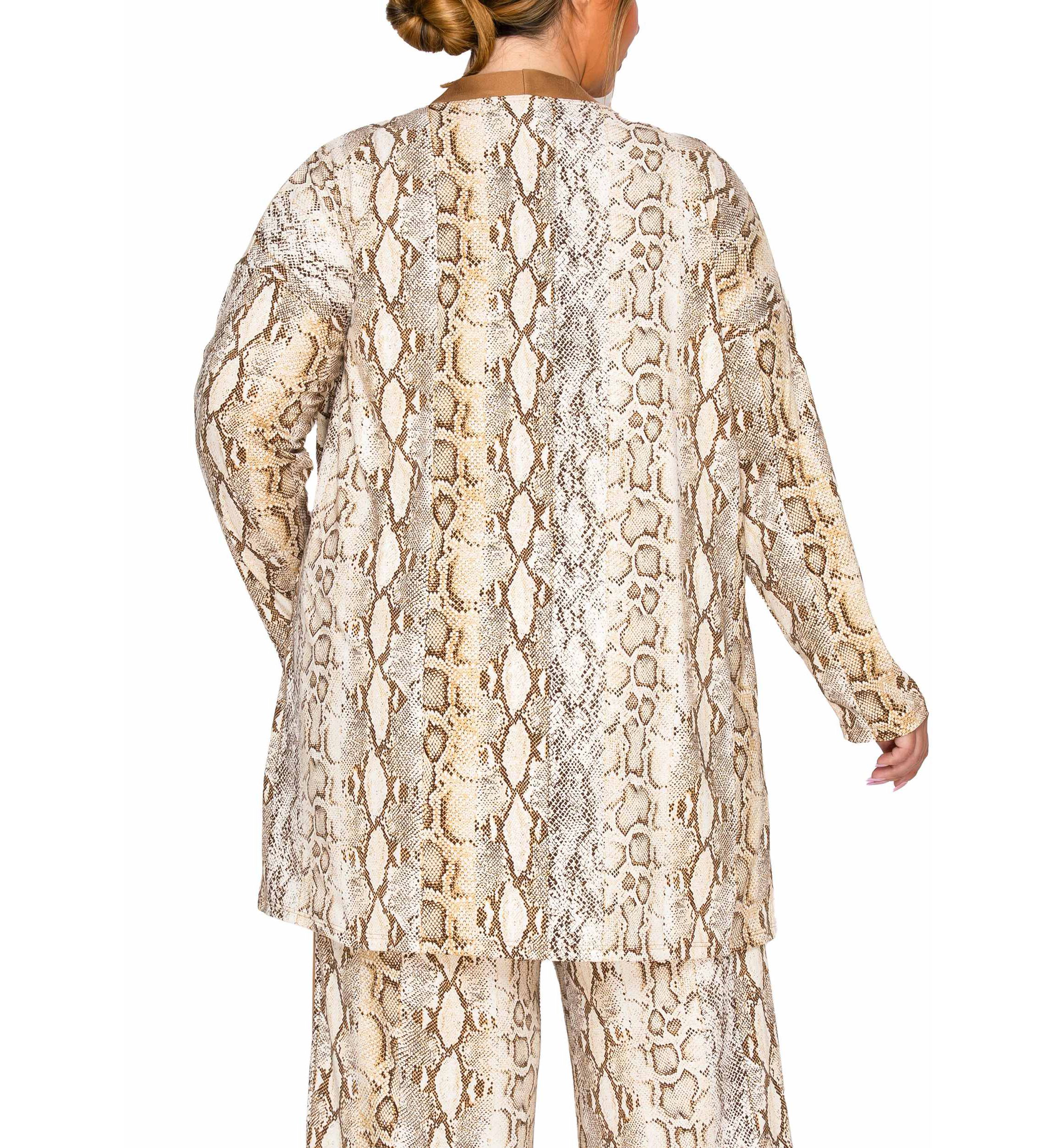 Python Contrast Cardi