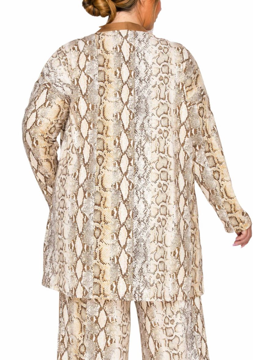 Python Contrast Cardi
