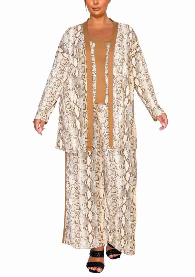Python Contrast Cardi