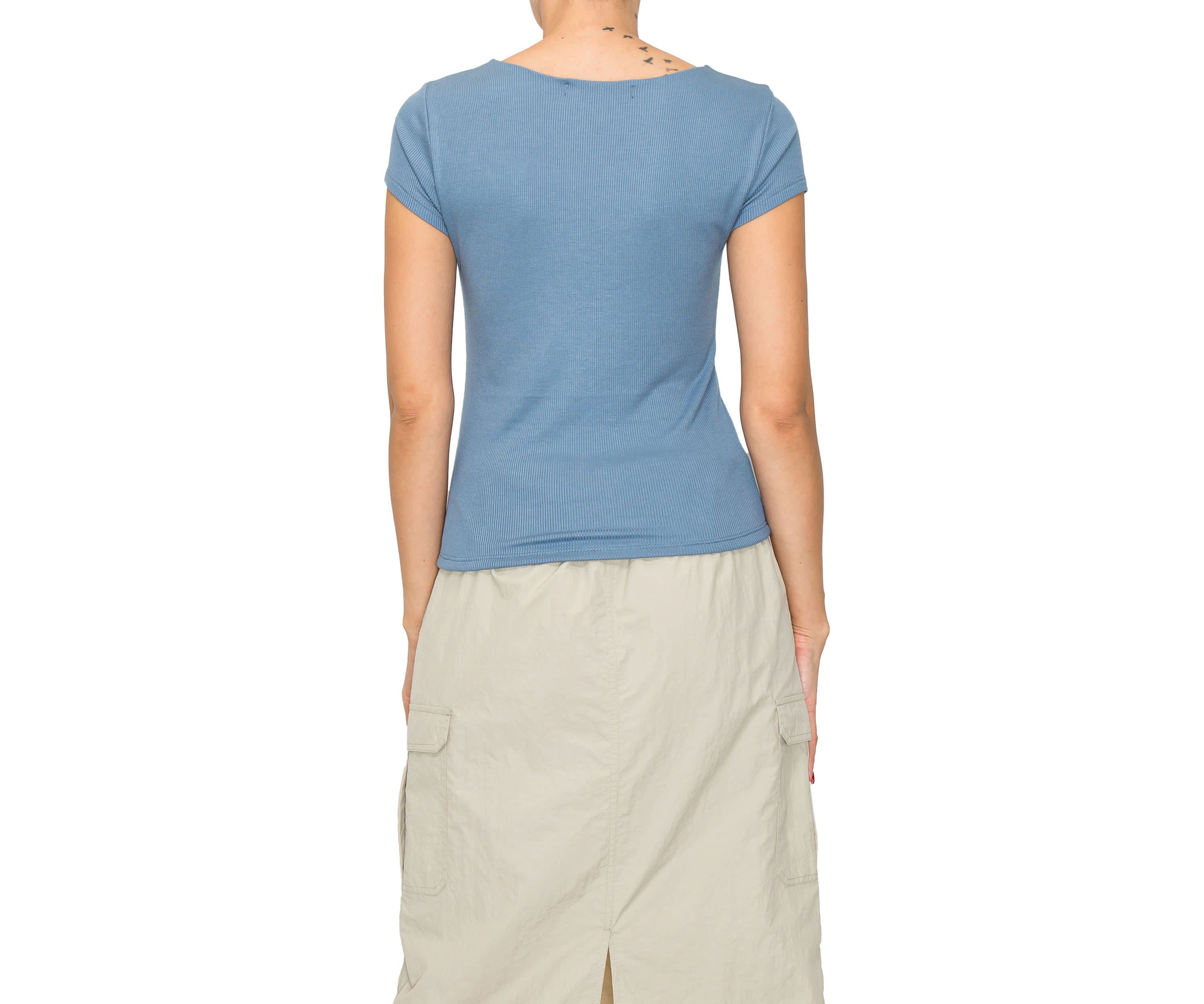 2x1 Rib Short Sleeve Tee