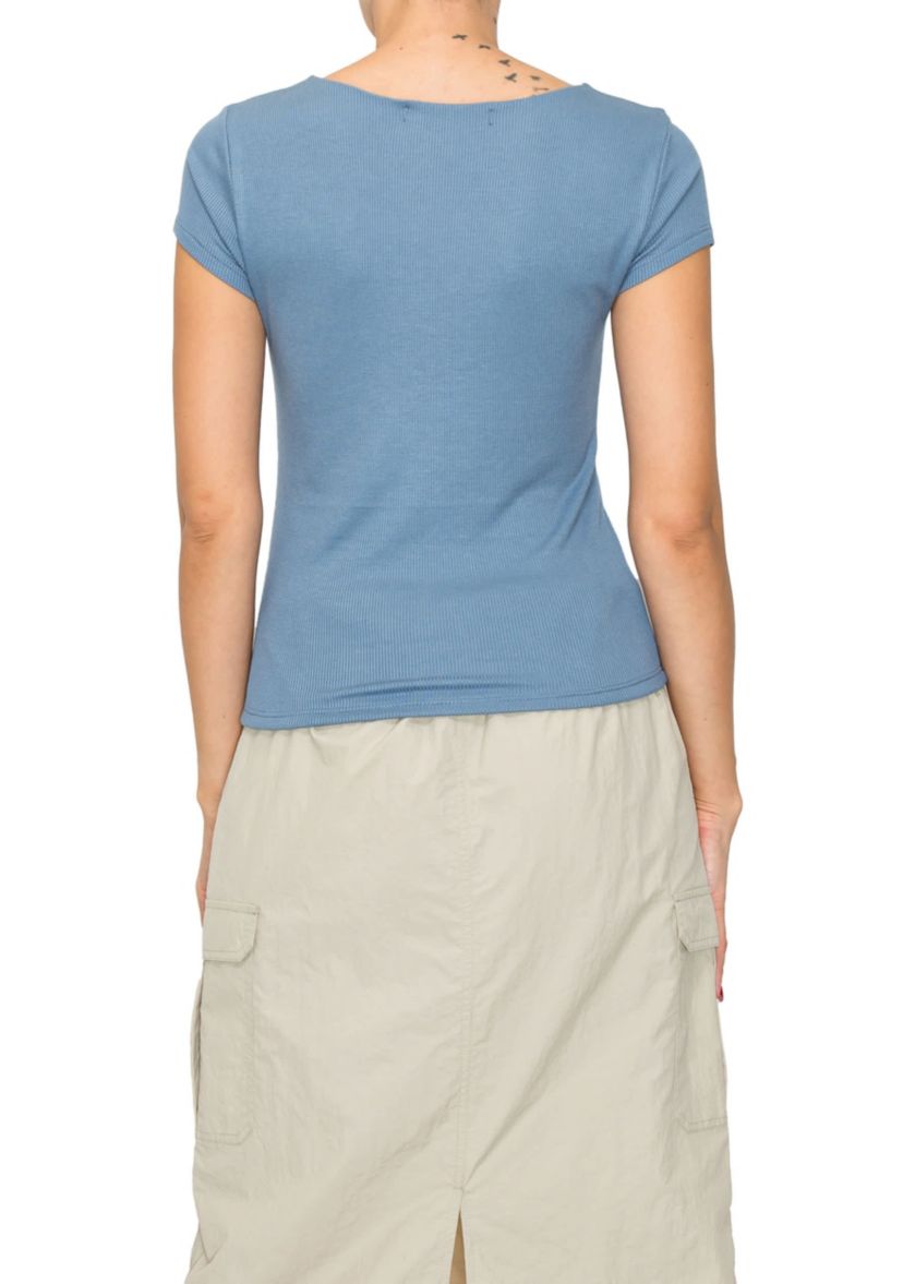 2x1 Rib Short Sleeve Tee