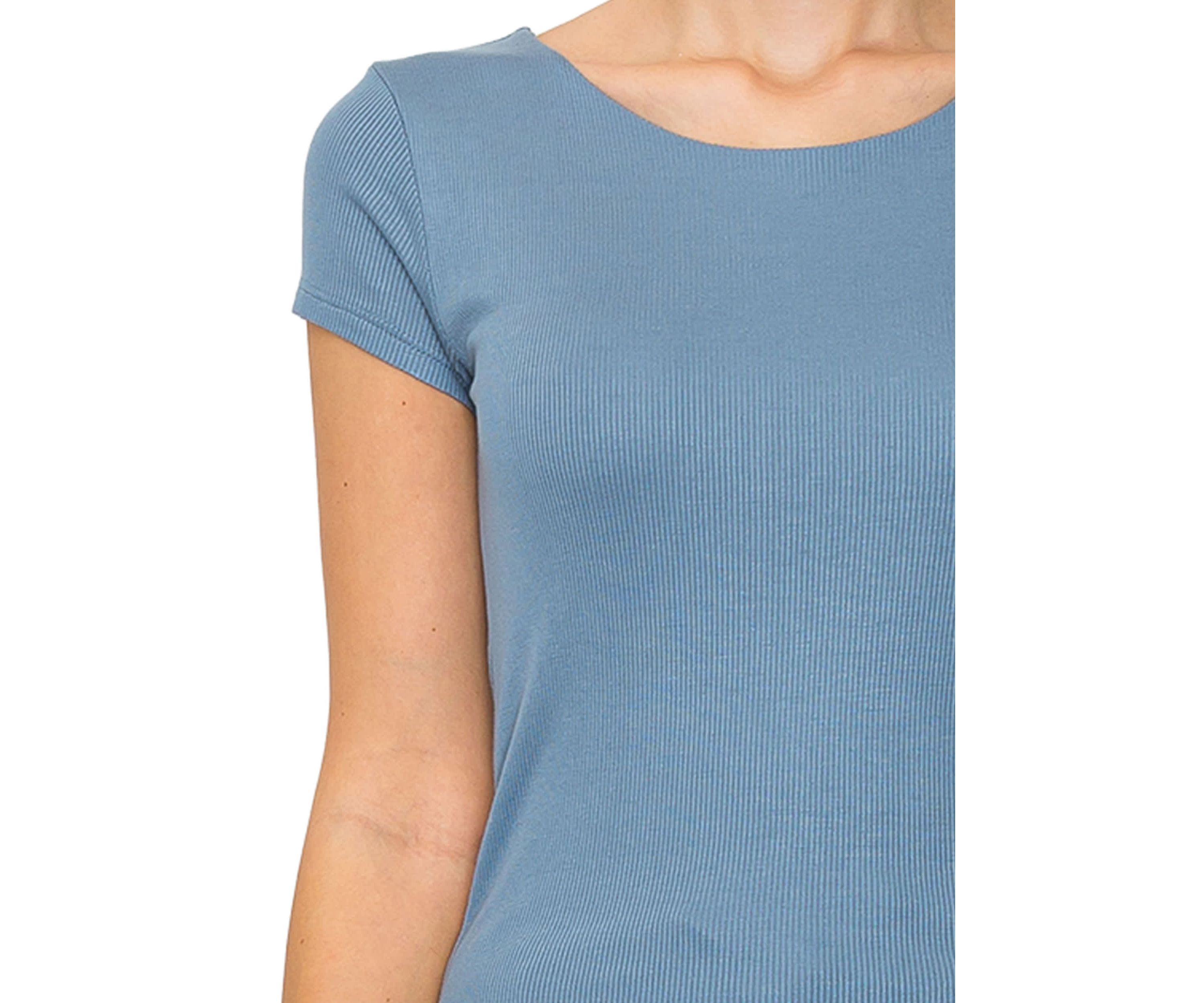 2x1 Rib Short Sleeve Tee