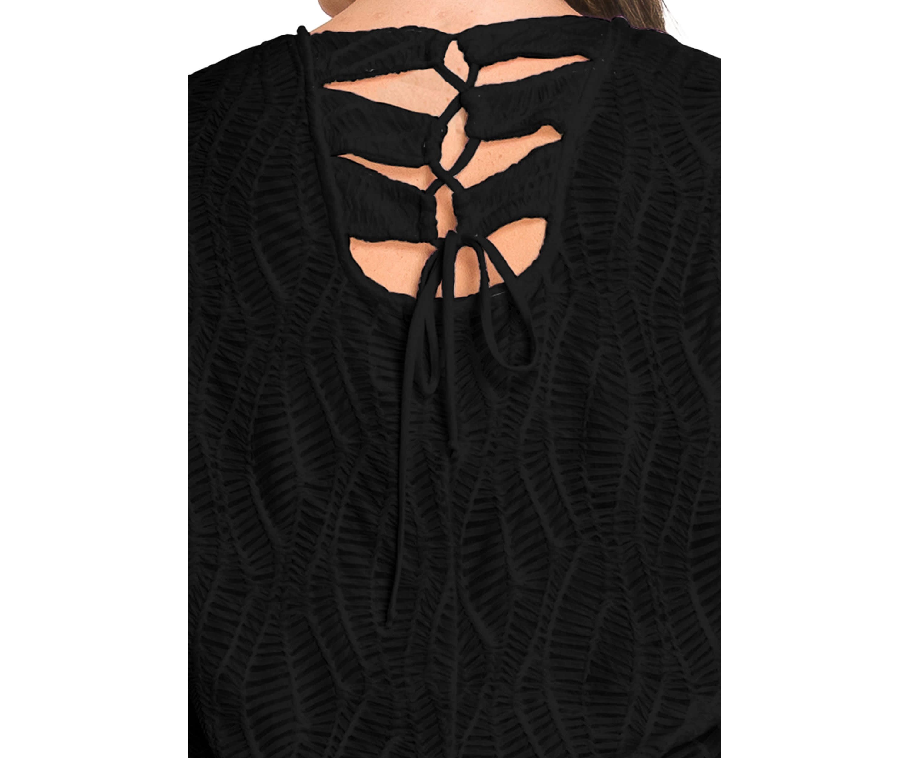 Spiral Wave Textured Strappy Back Tank