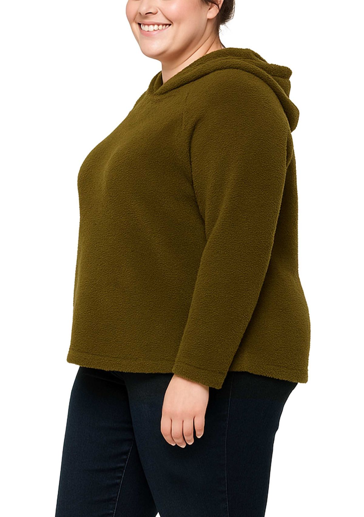 Feather Cozy Rib Hoodie Long Sleeve