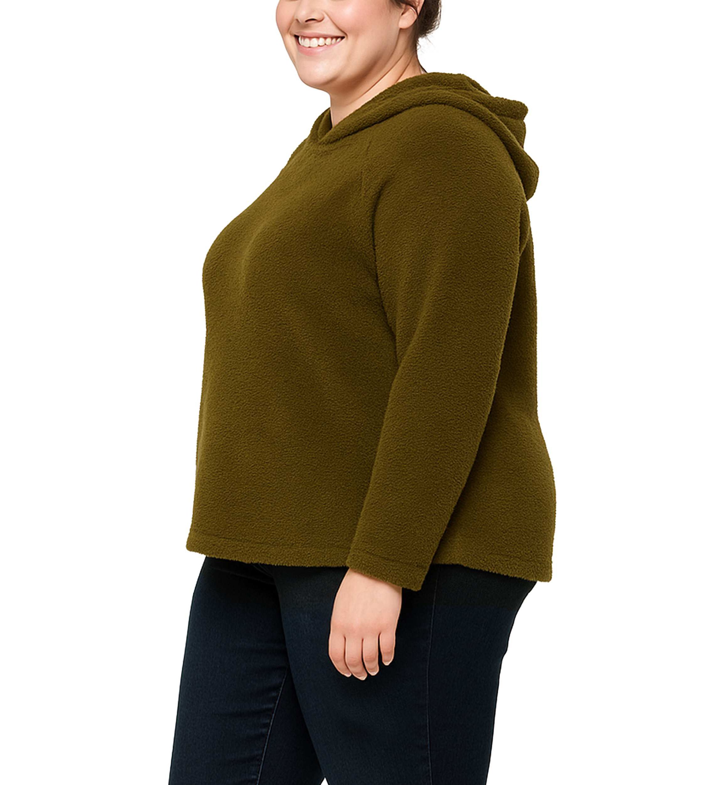 Feather Cozy Rib Hoodie Long Sleeve