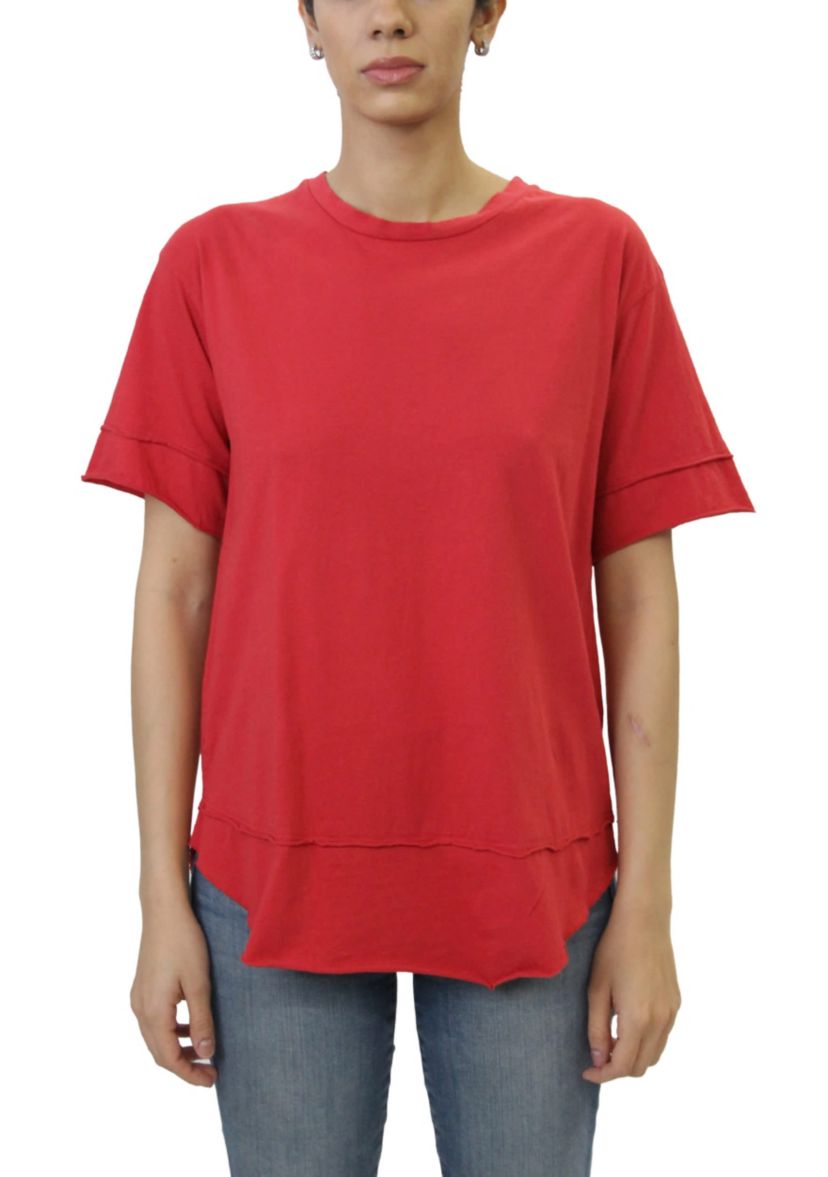Cotton Jersey Layered Tee