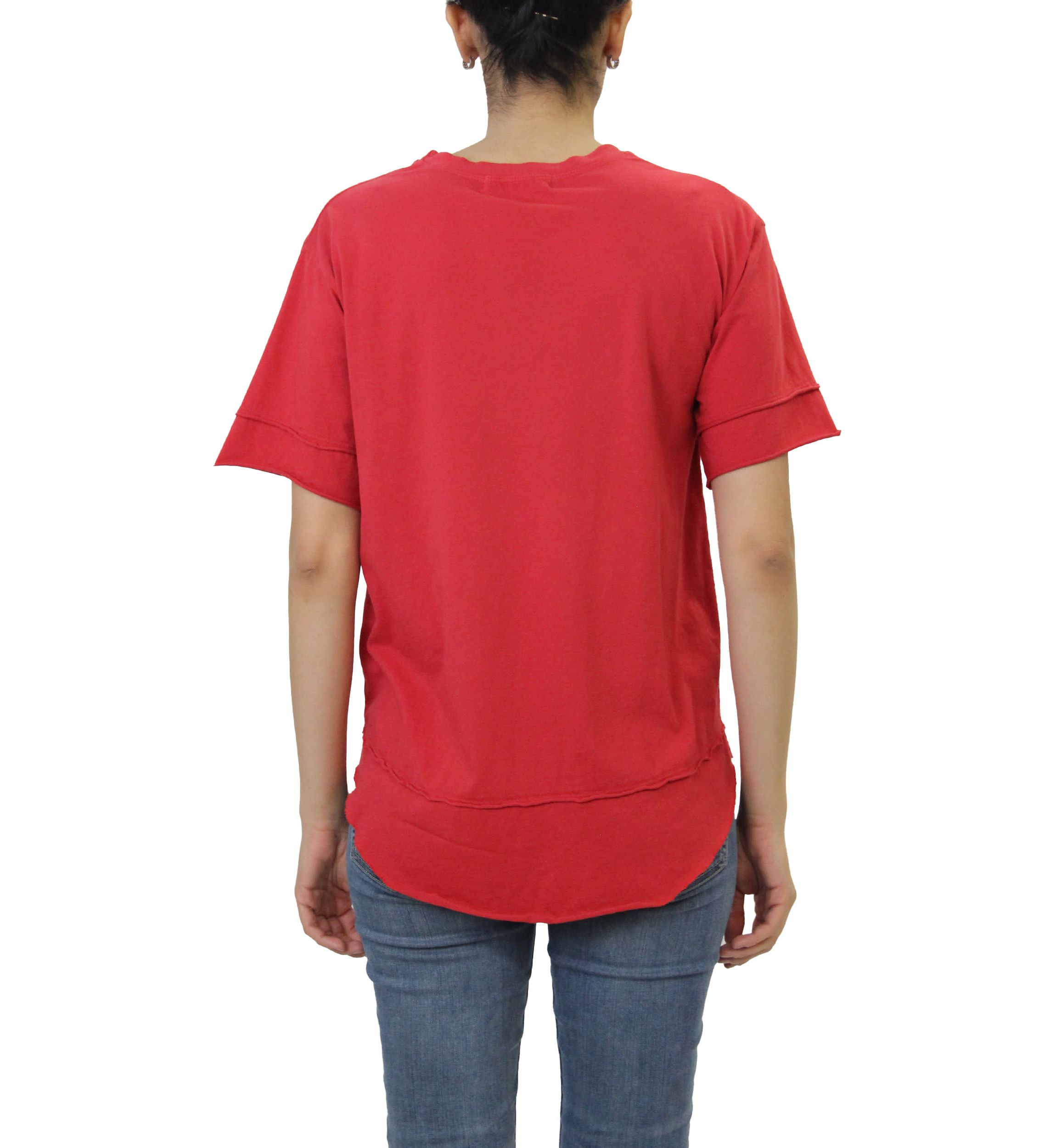 Cotton Jersey Layered Tee