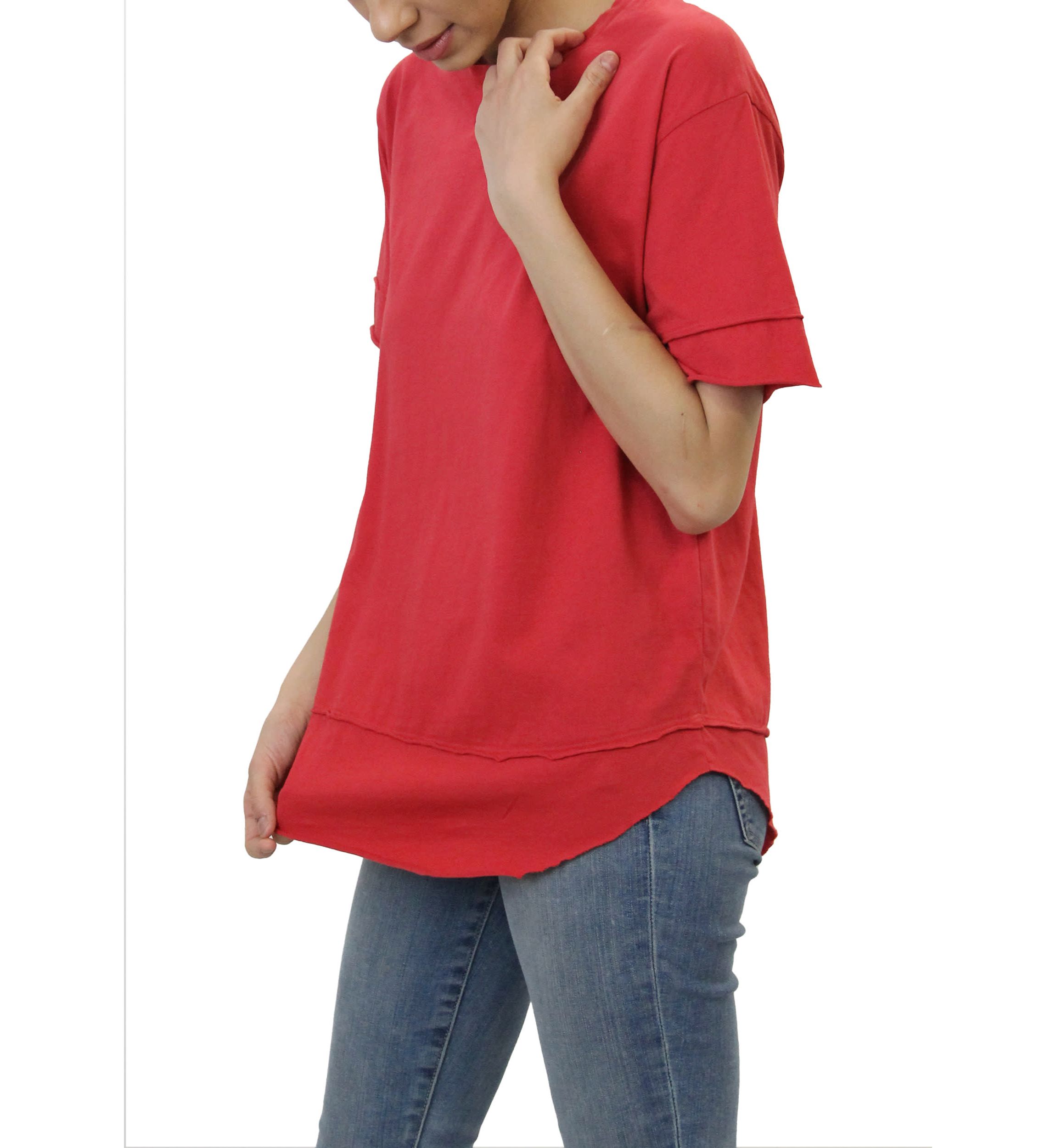 Cotton Jersey Layered Tee