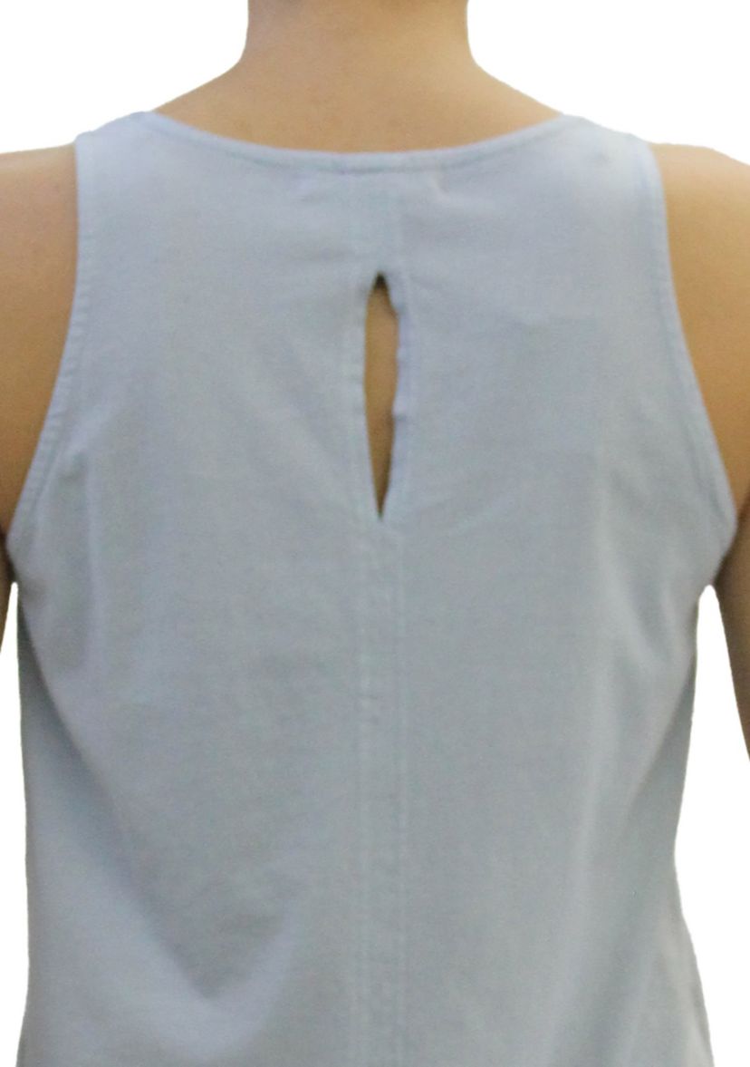 Cotton Jersey Keyhole Back Tank
