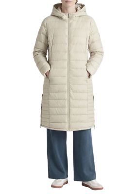 OffLeisure Women's Down Filled Puffer Long Coat, XS