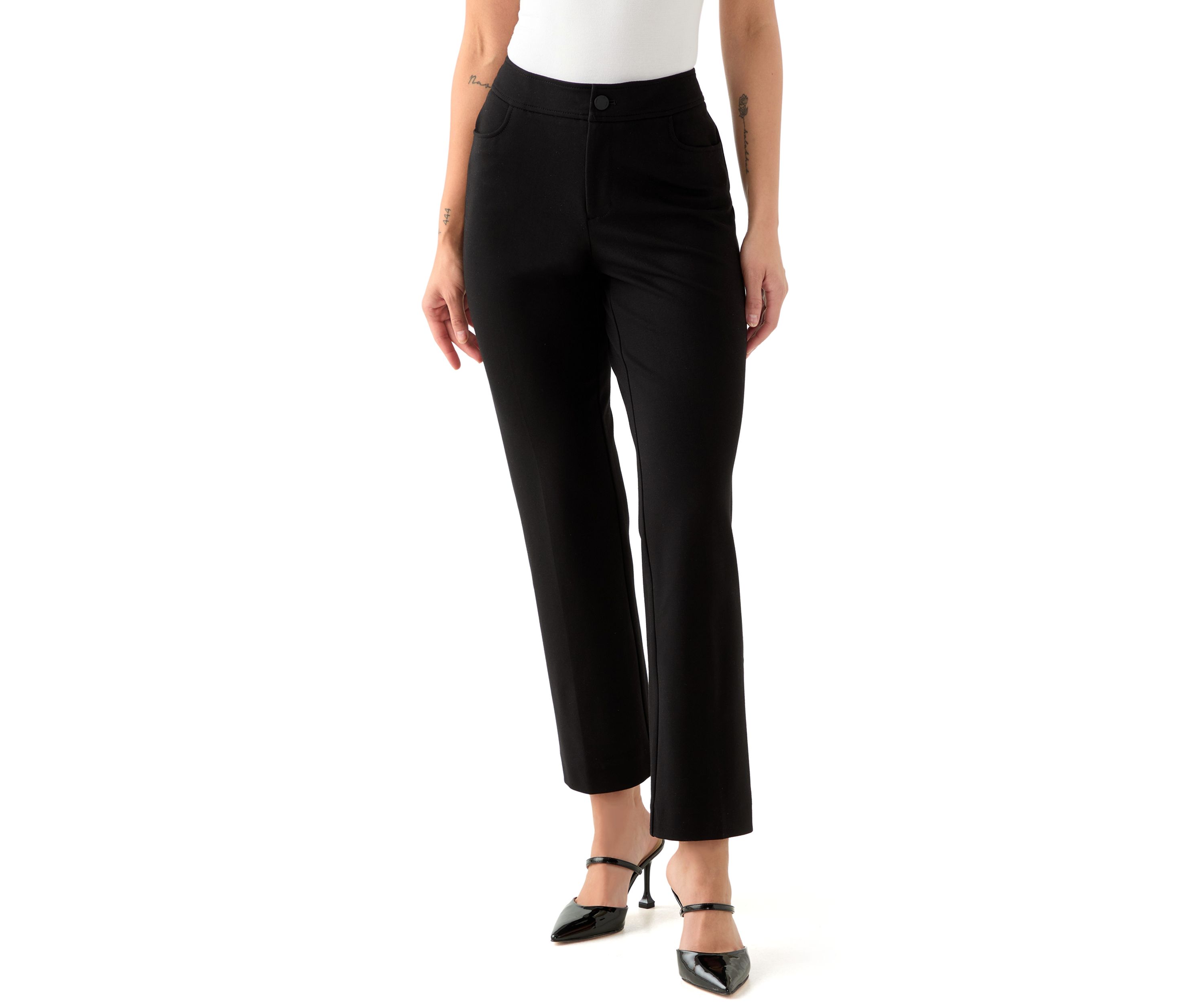 Petite Bootleg Compression Pants