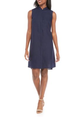 Anne Klein Linen Trapeze Dress | belk