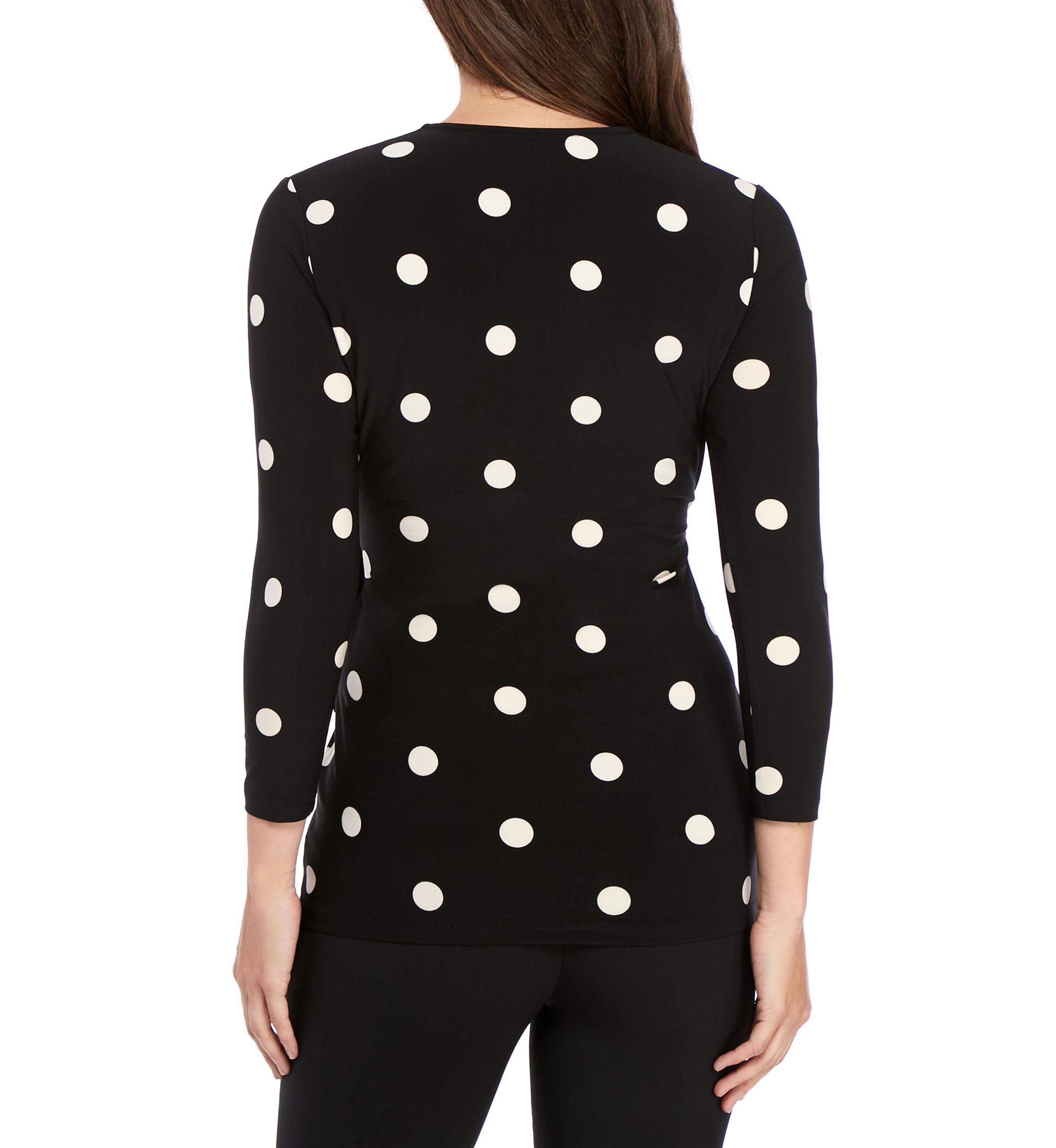 Dot ITY Wrap Top
