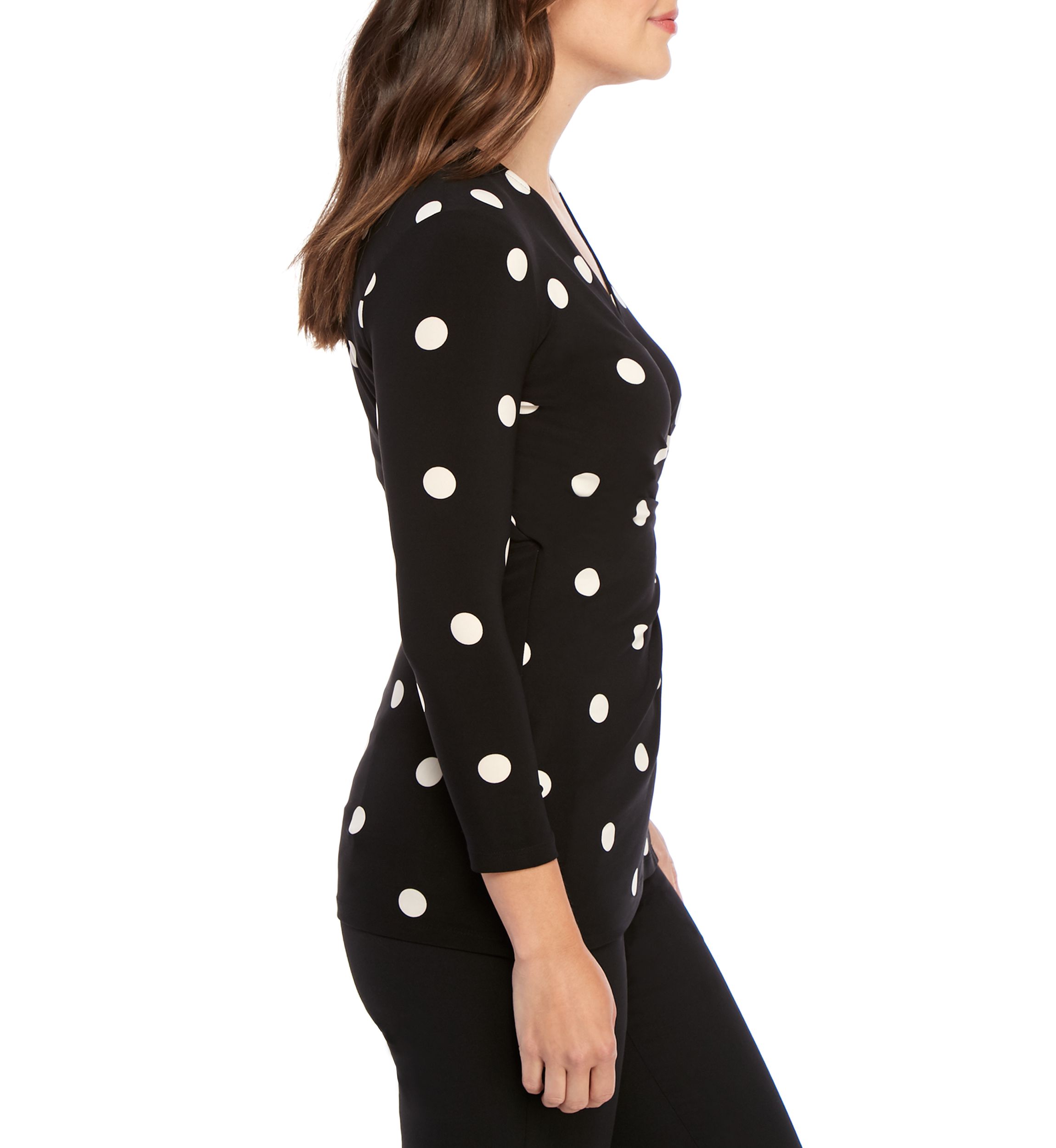 Dot ITY Wrap Top