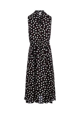 Anne Klein Women's Floral Sleeveless Drawstring Midi Dress | belk