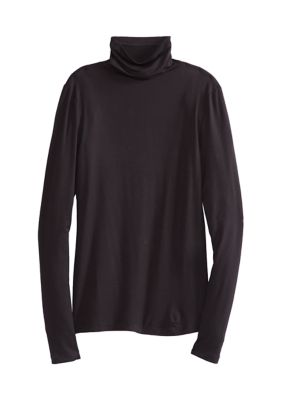 jersey with turtleneck under