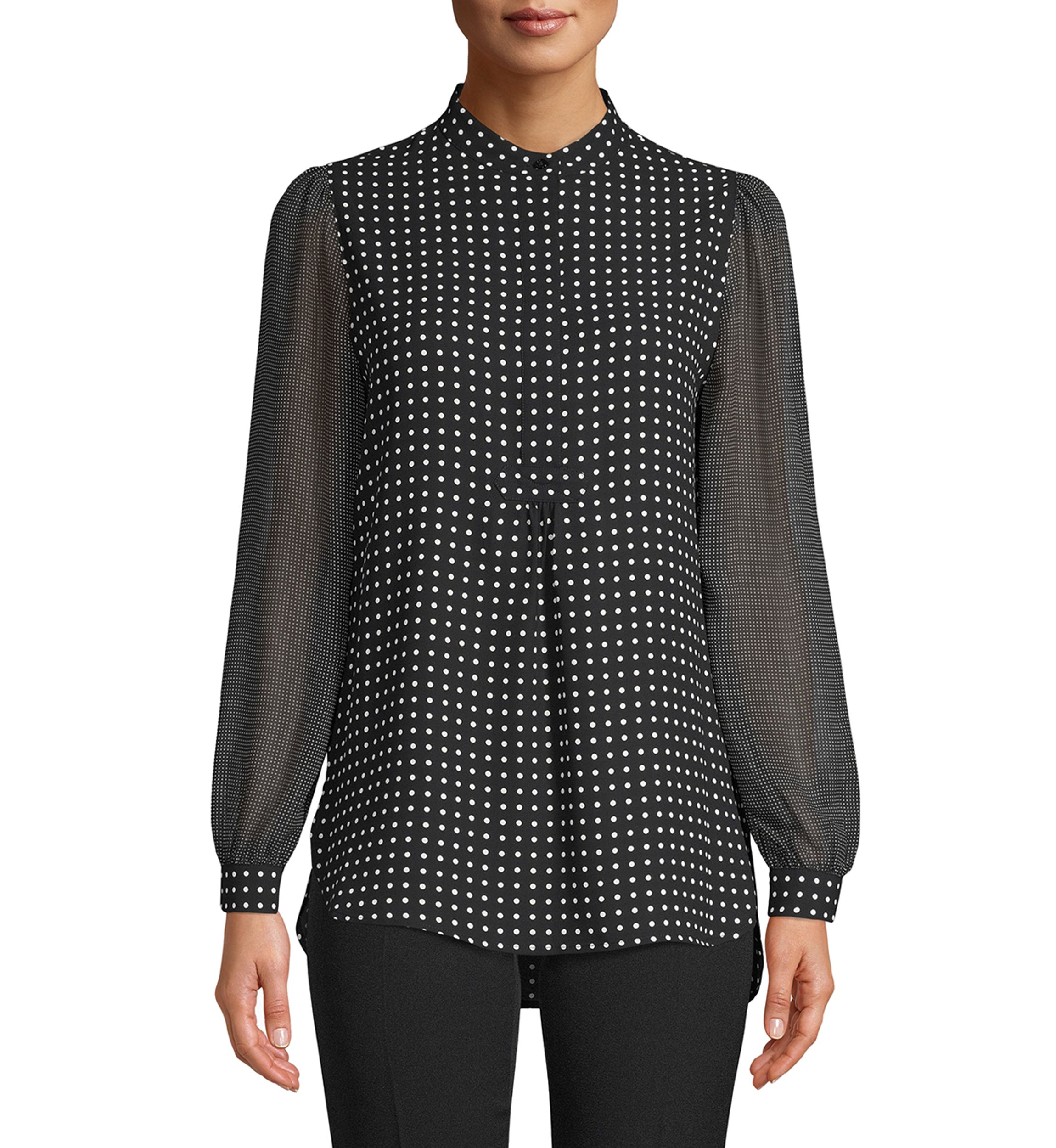 Petite Popover Tunic - Combo Sleeve