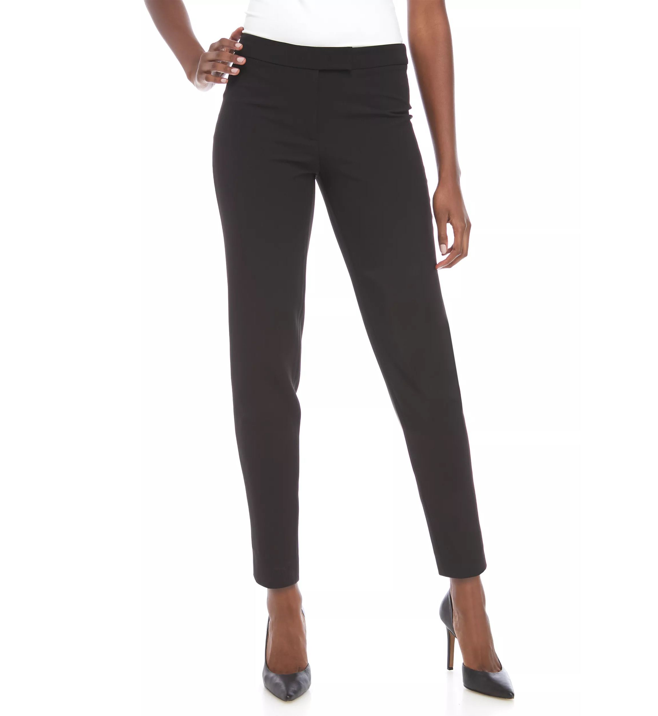 Petite Extended Tab Ankle Bowie Pants