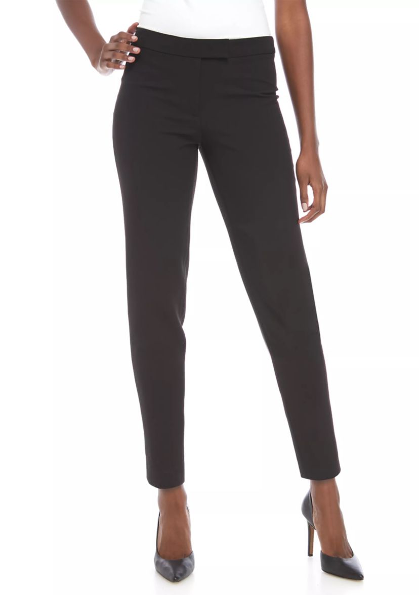 Petite Extended Tab Ankle Bowie Pants