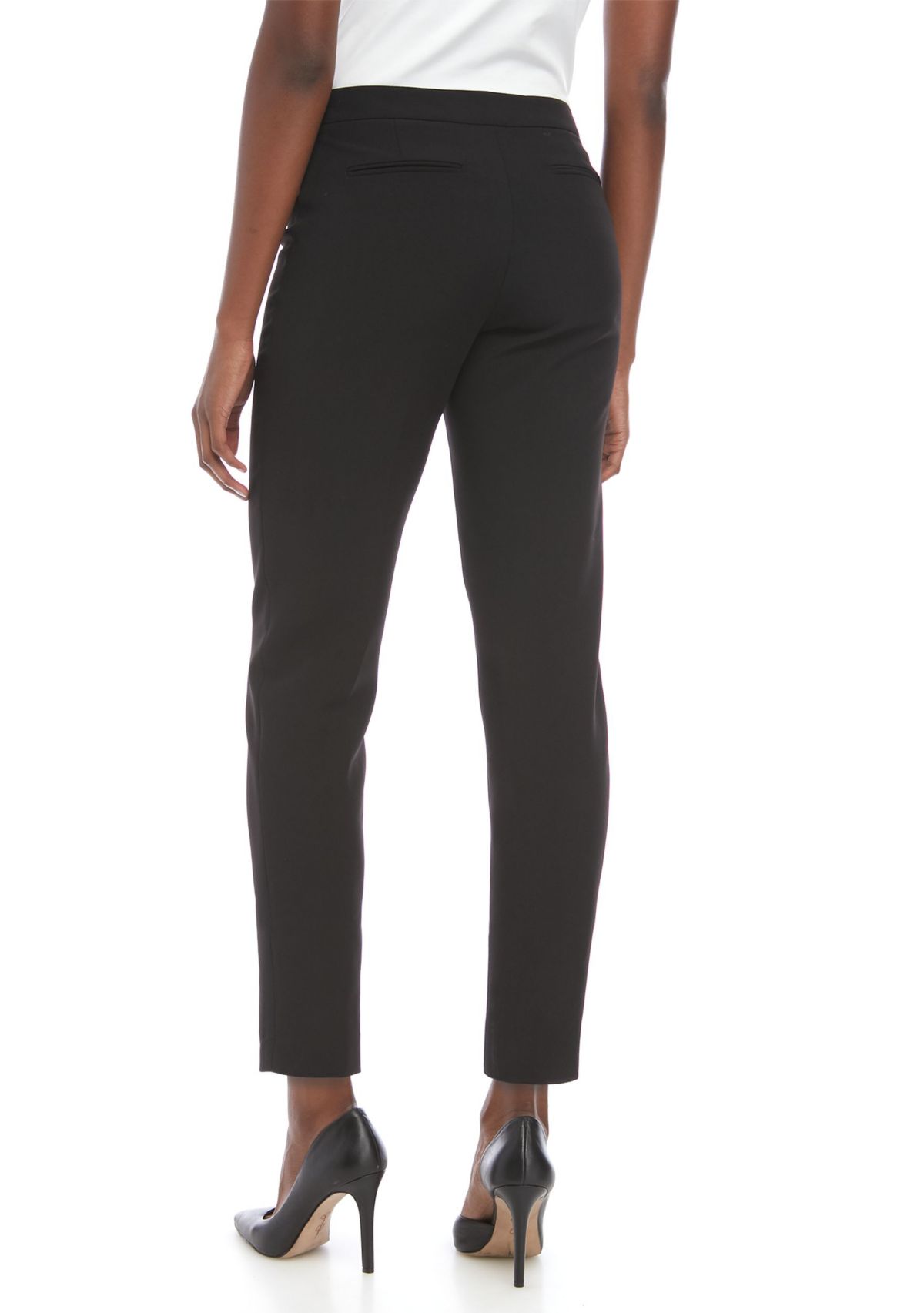 Petite Extended Tab Ankle Bowie Pants